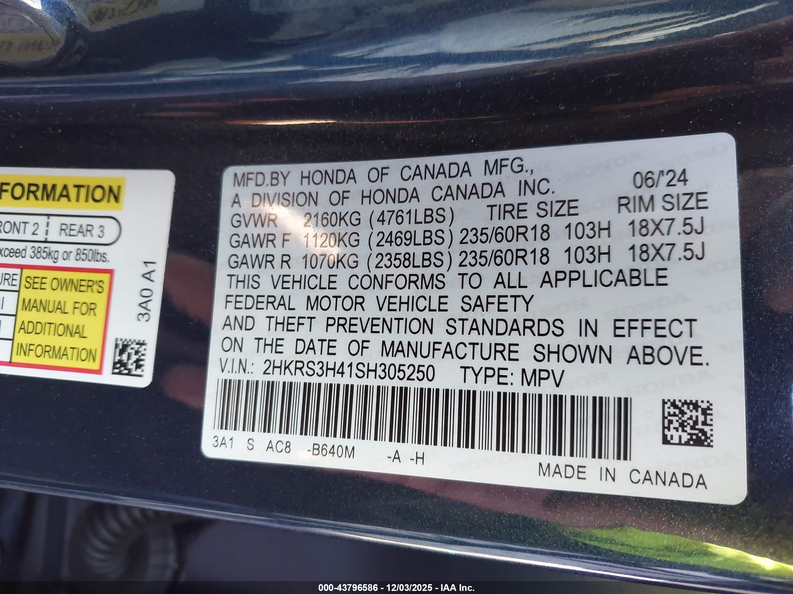 HONDA CR-V image 9