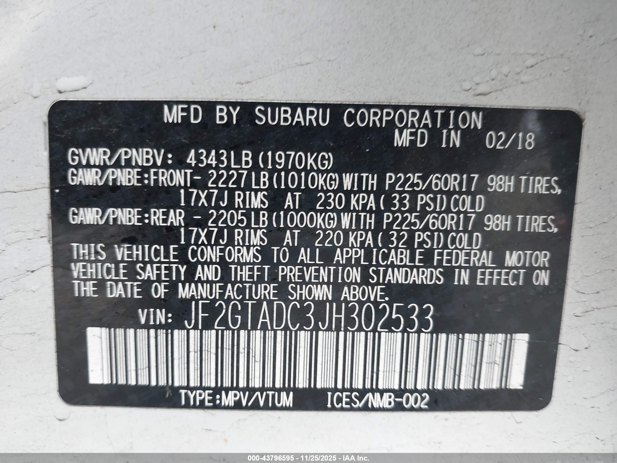 SUBARU CROSSTREK image 9