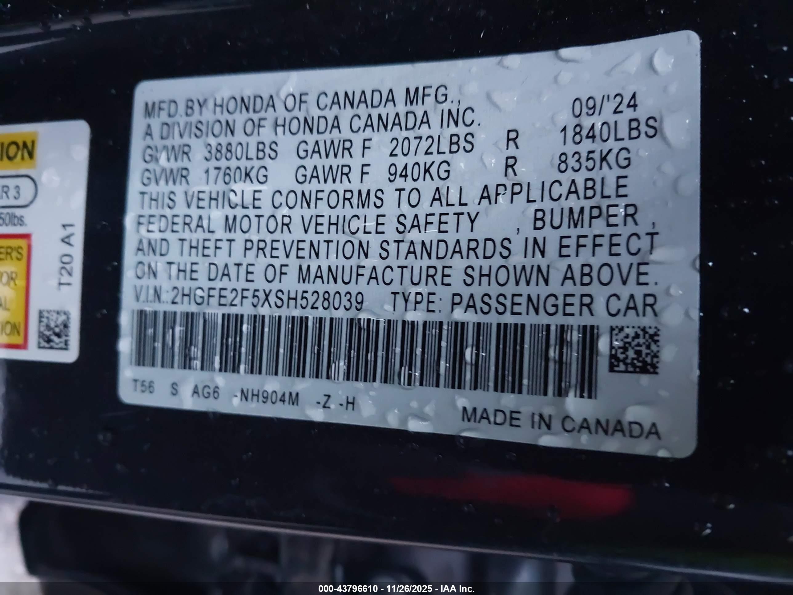 HONDA CIVIC image 9