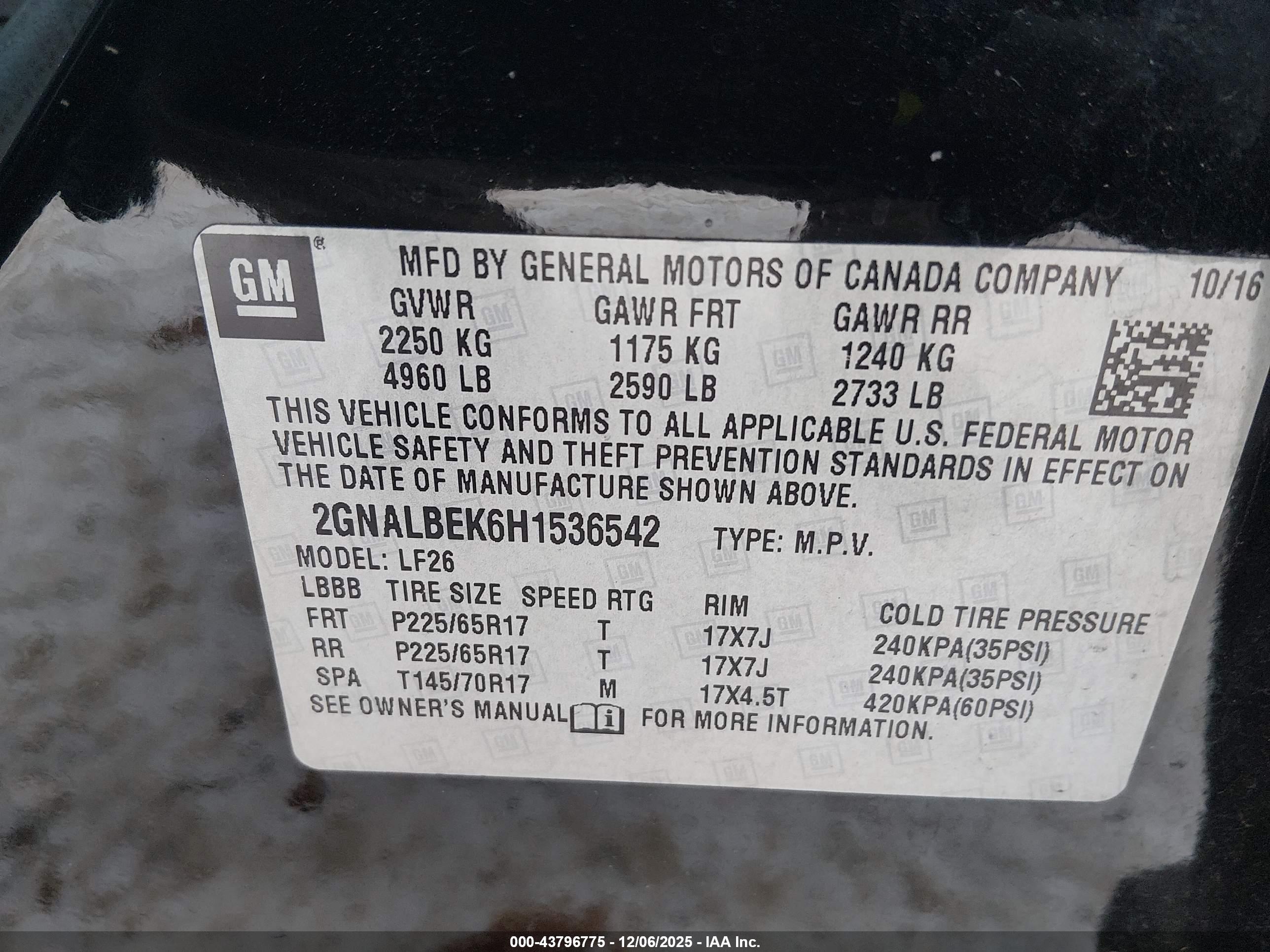 CHEVROLET EQUINOX image 9