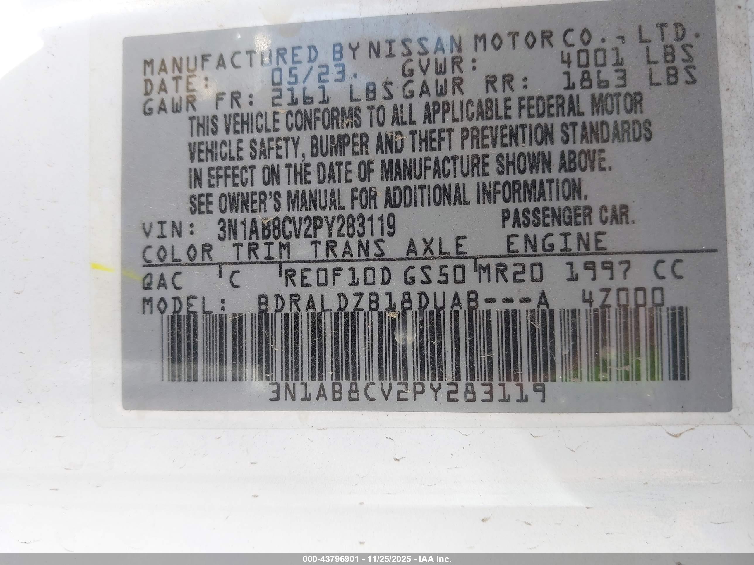 NISSAN SENTRA image 9