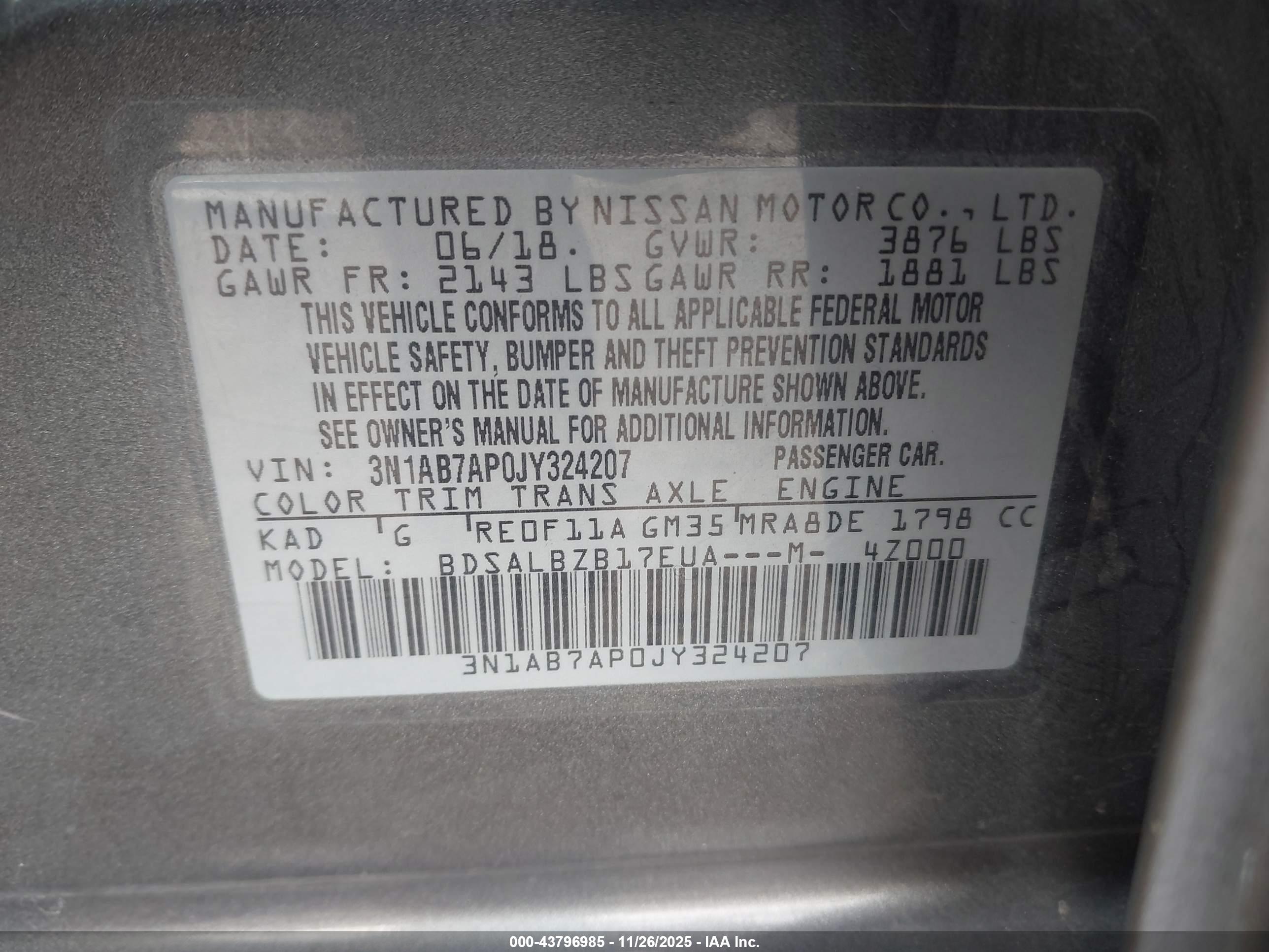 NISSAN SENTRA image 9