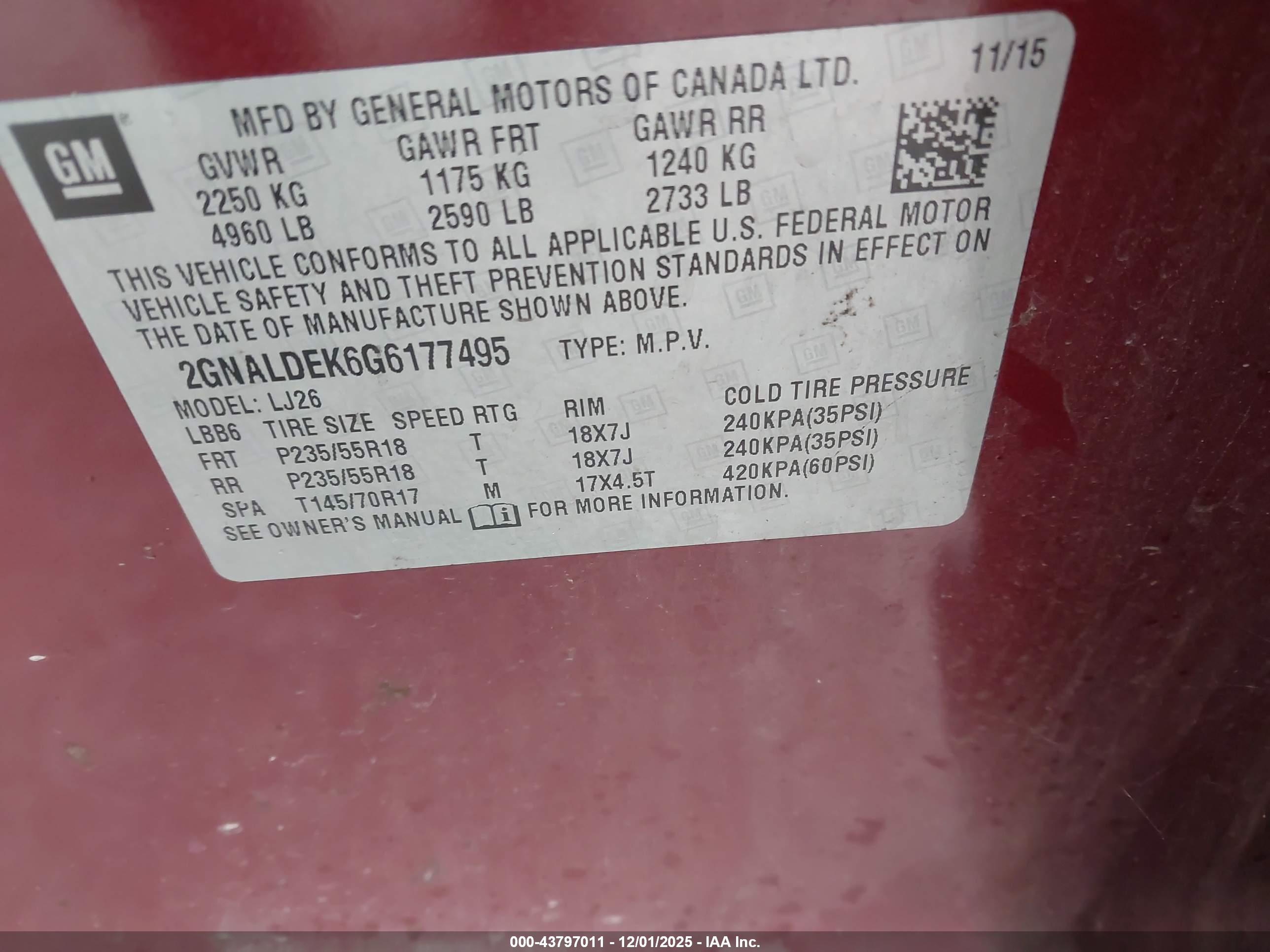 CHEVROLET EQUINOX image 9