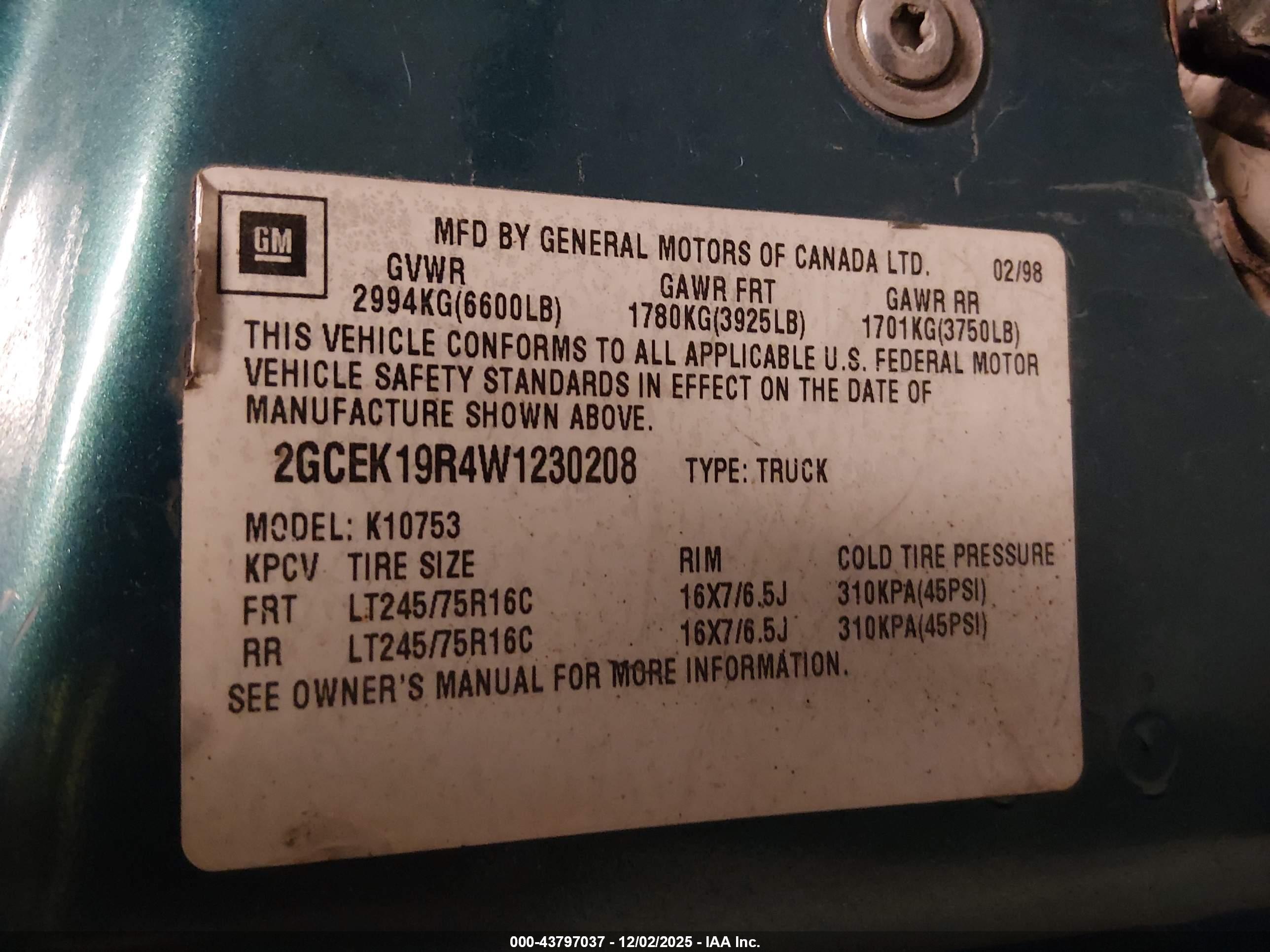 CHEVROLET K1500 image 9