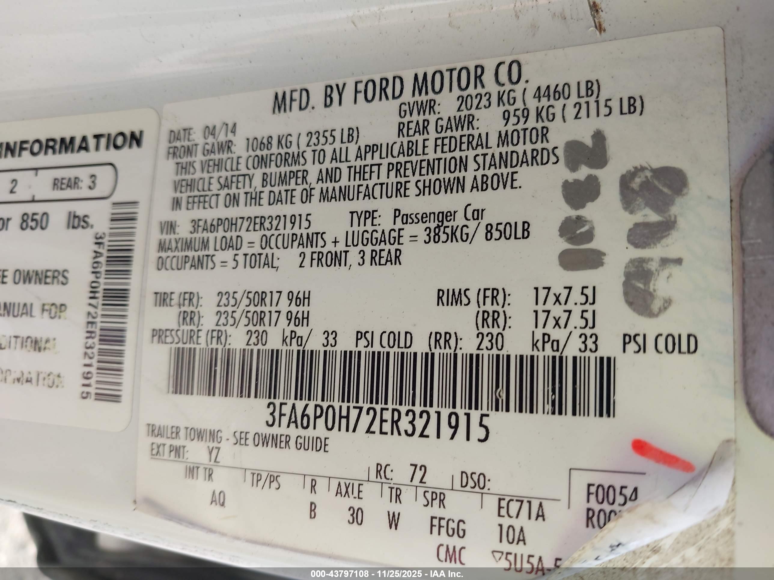 FORD FUSION image 9