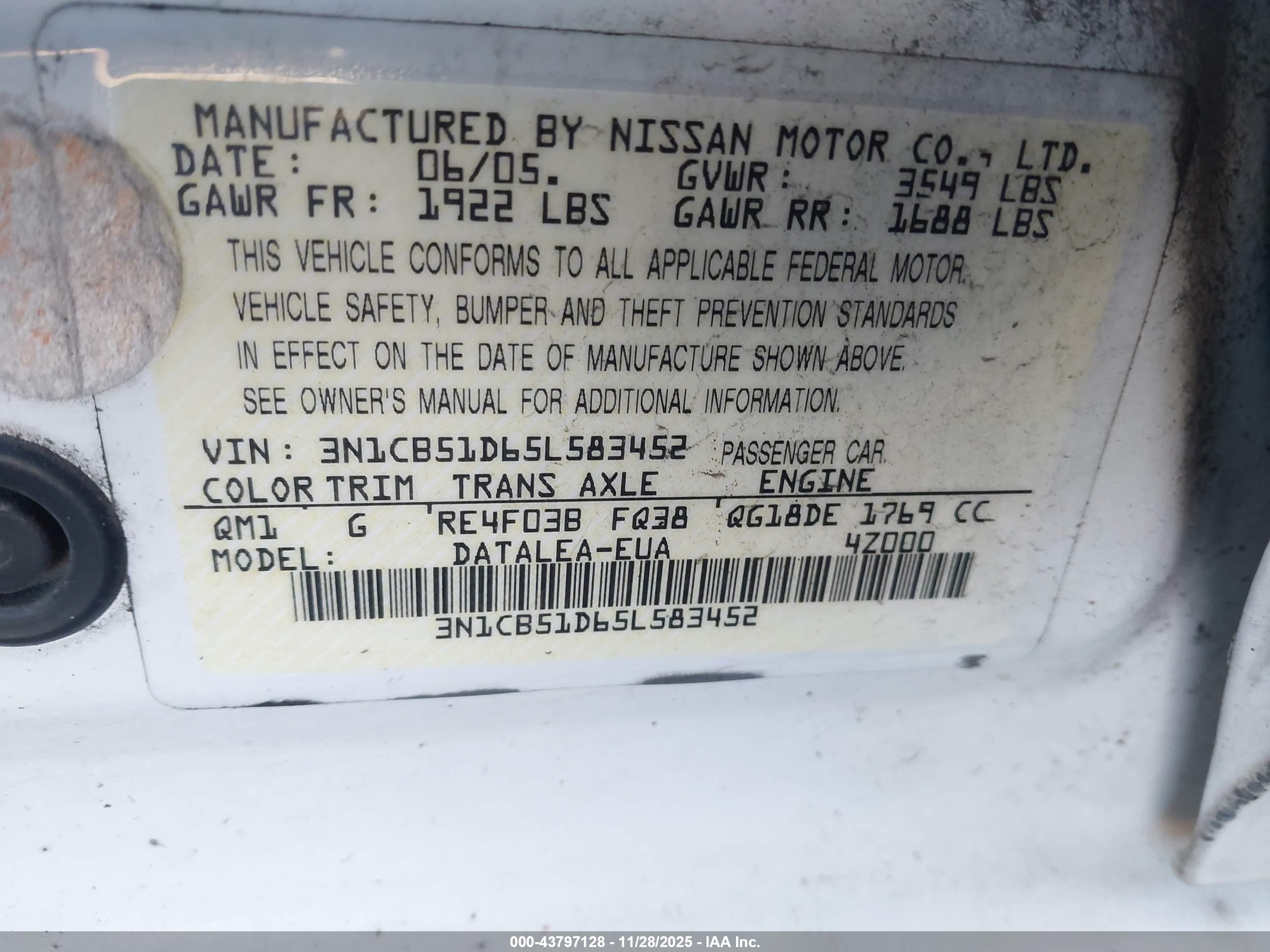 NISSAN SENTRA image 9