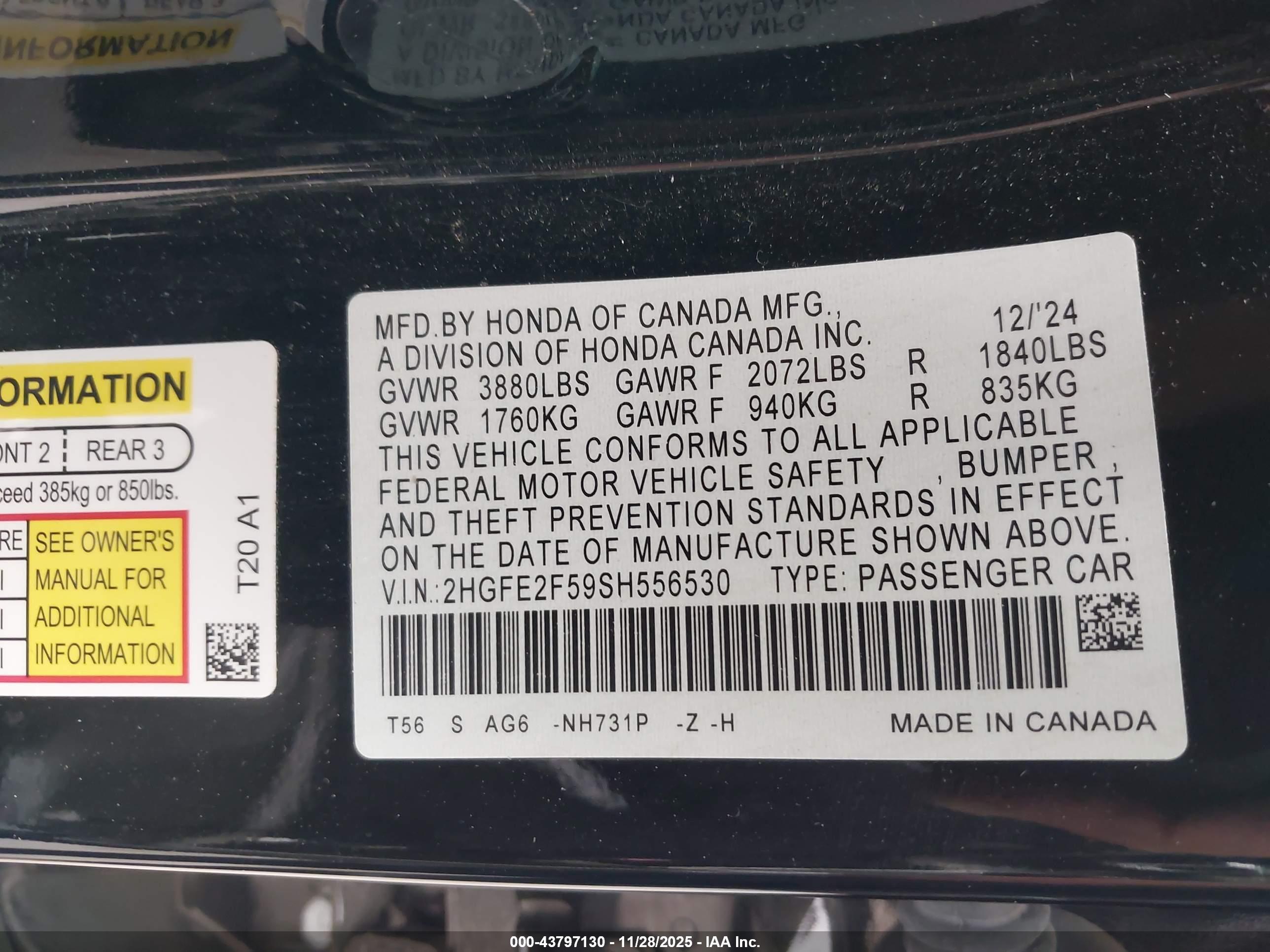 HONDA CIVIC image 9