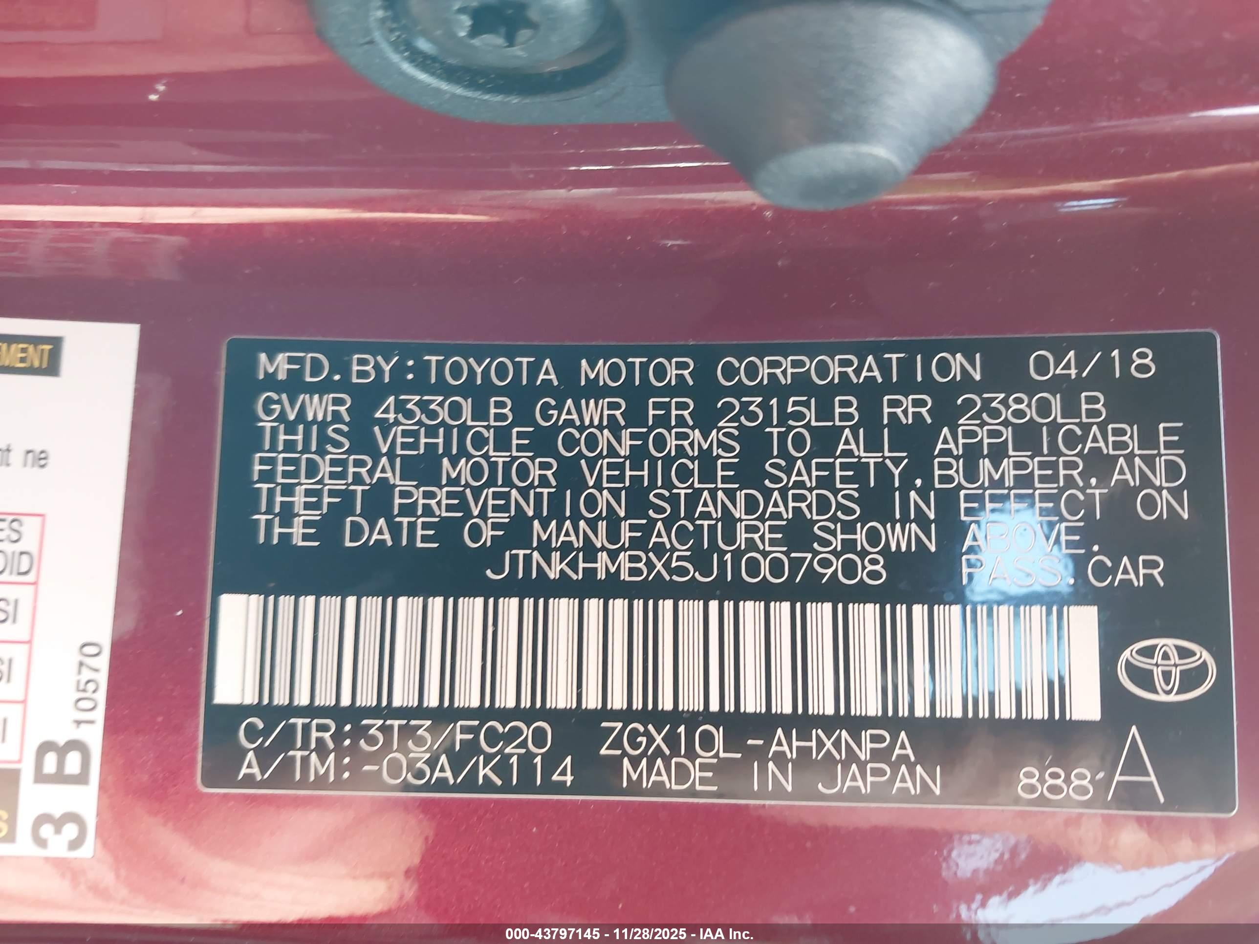 TOYOTA C-HR image 9