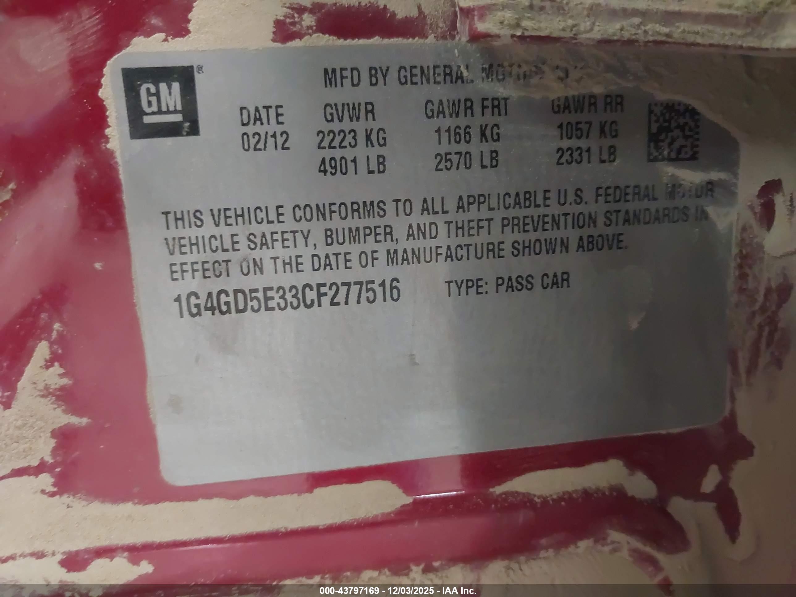 BUICK LACROSSE image 9