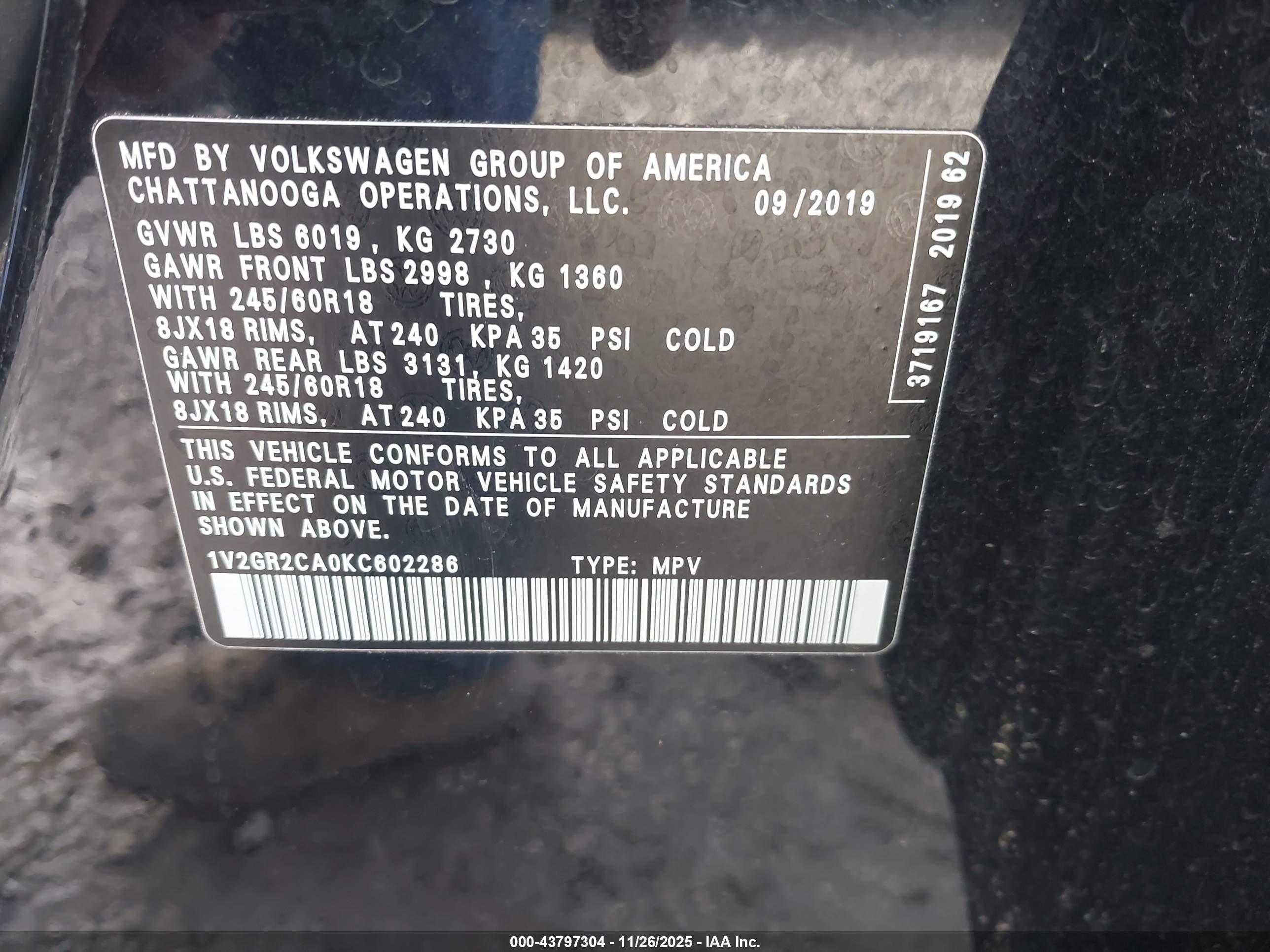 VOLKSWAGEN ATLAS image 9