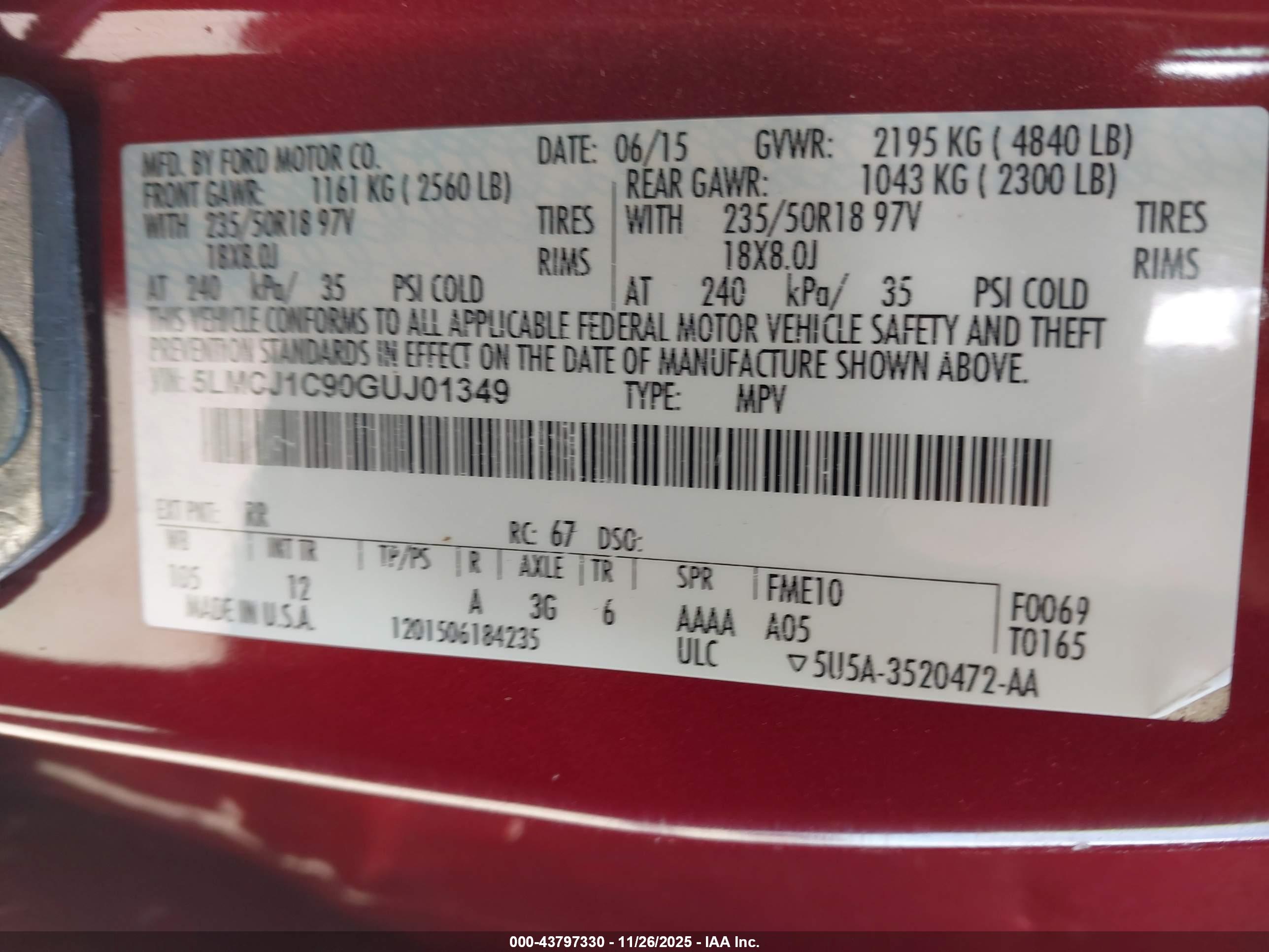 LINCOLN MKC image 9