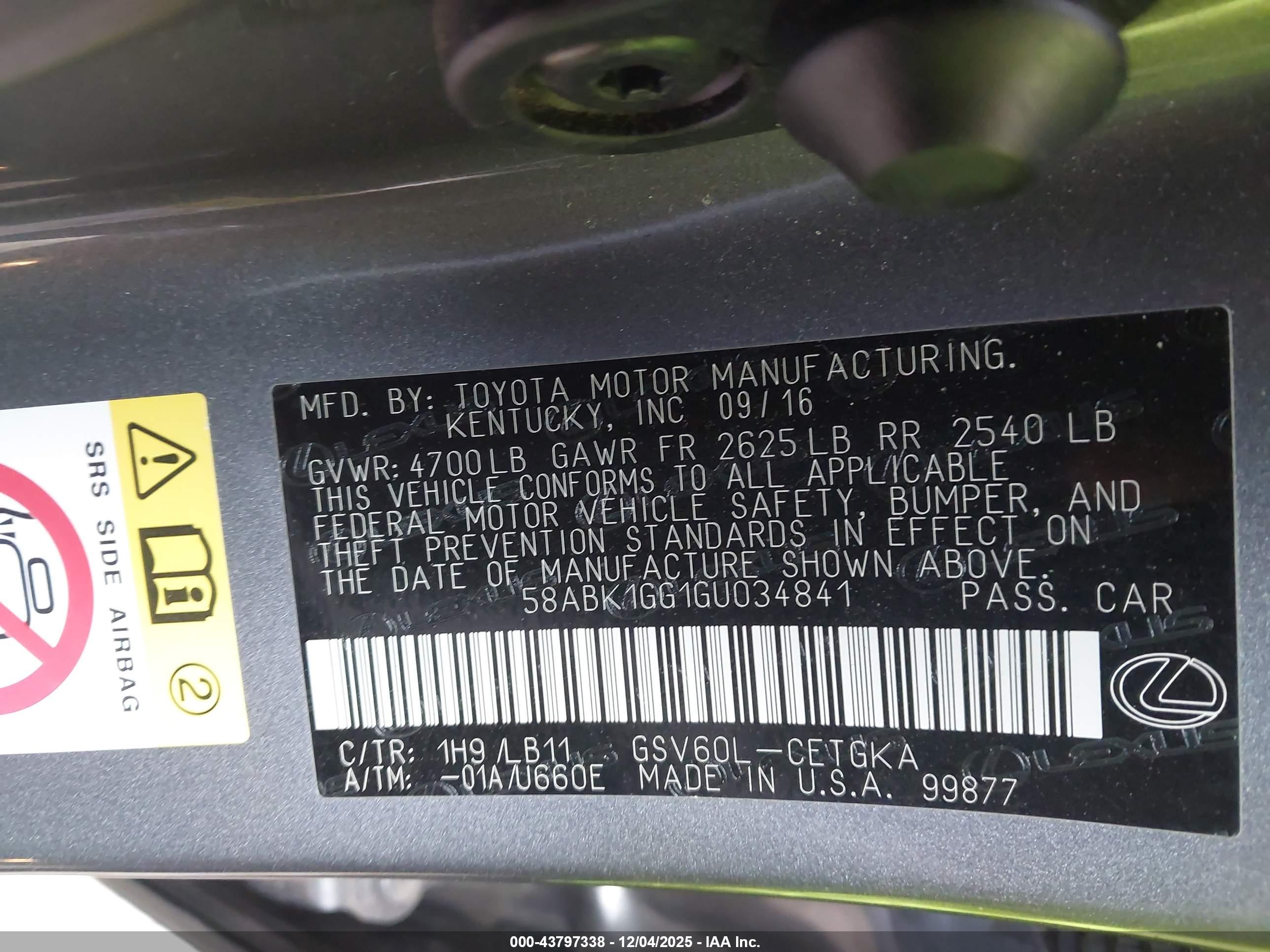 LEXUS ES image 9