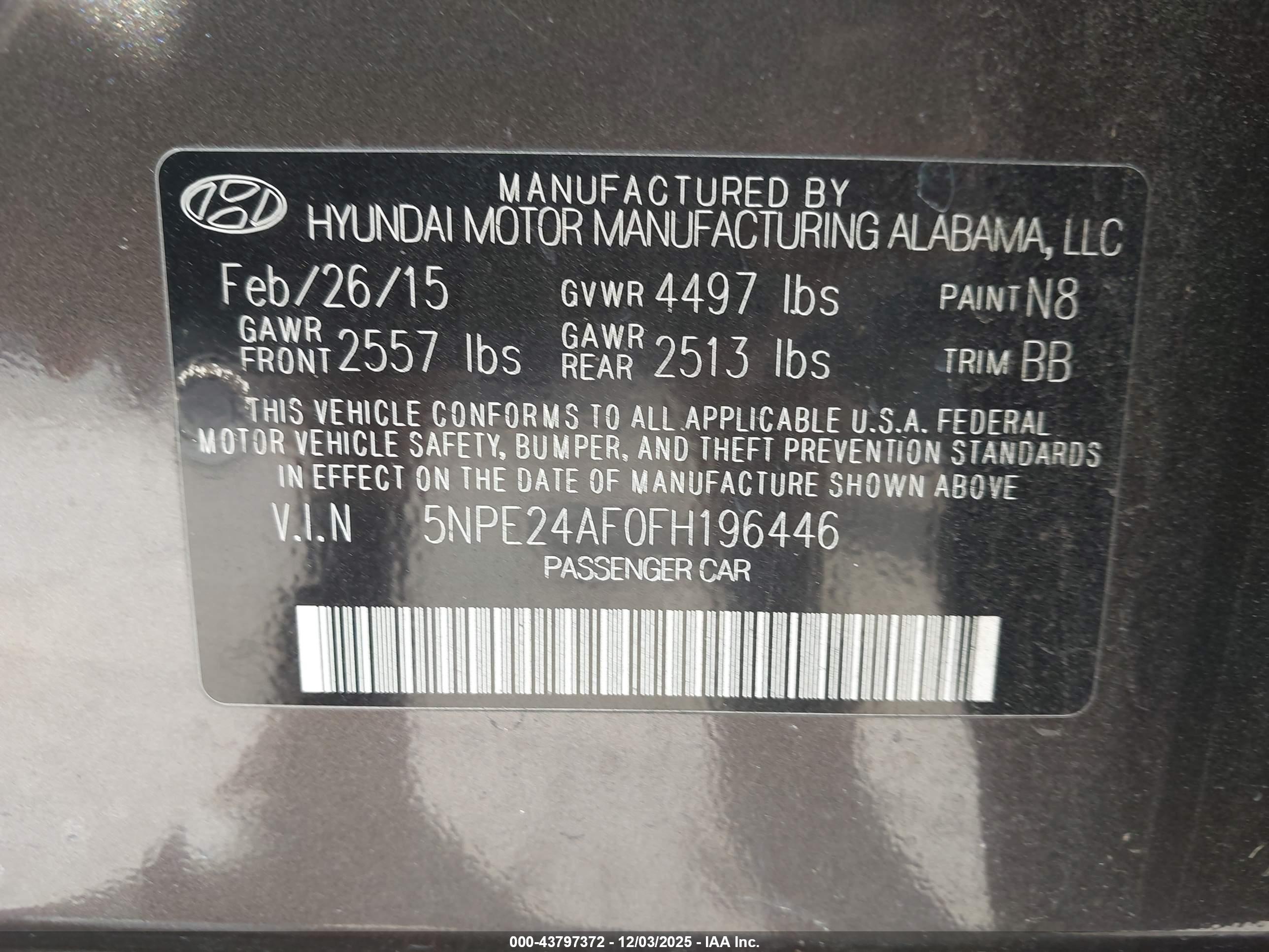 HYUNDAI SONATA image 9