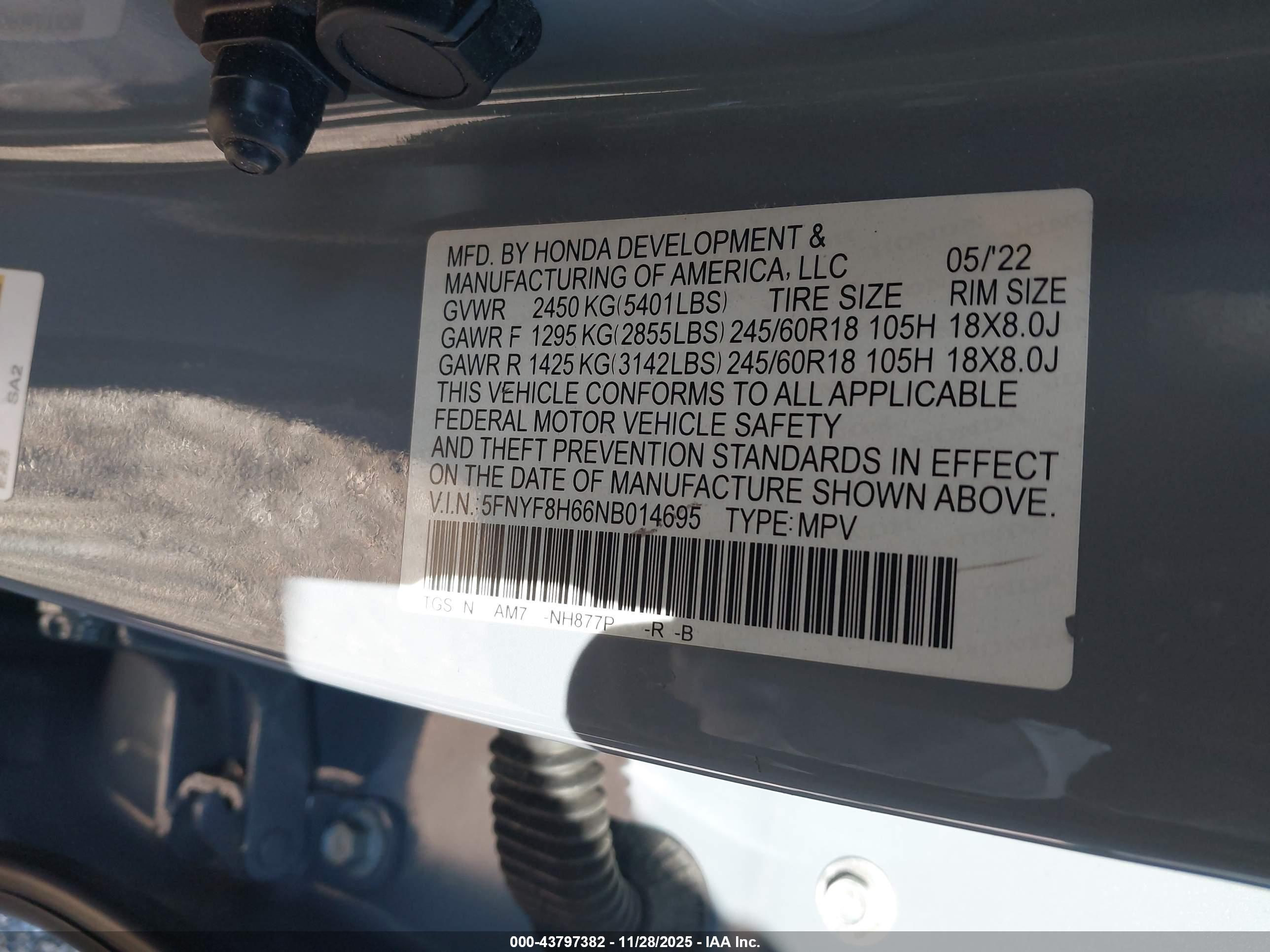 HONDA PASSPORT image 9