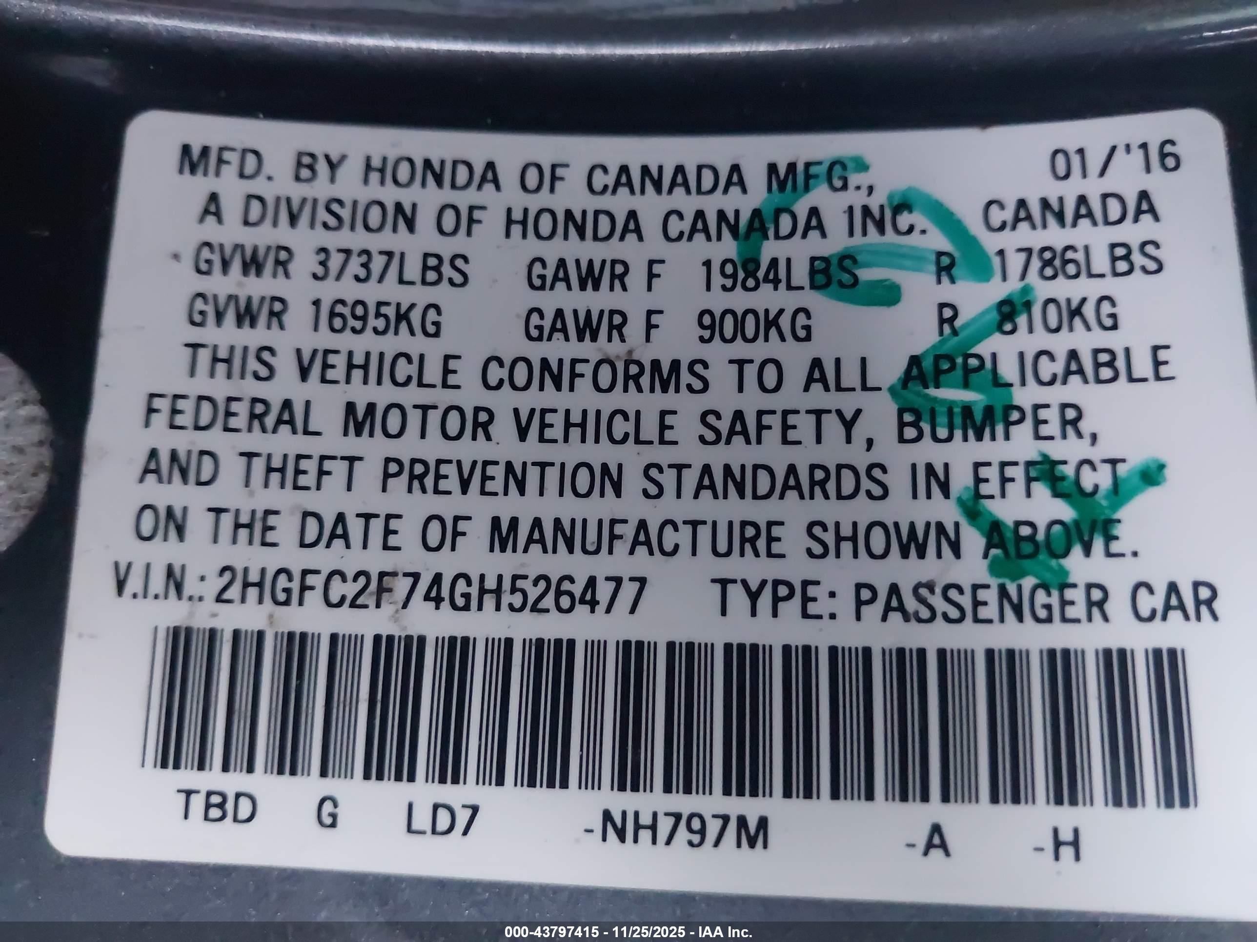 HONDA CIVIC image 9