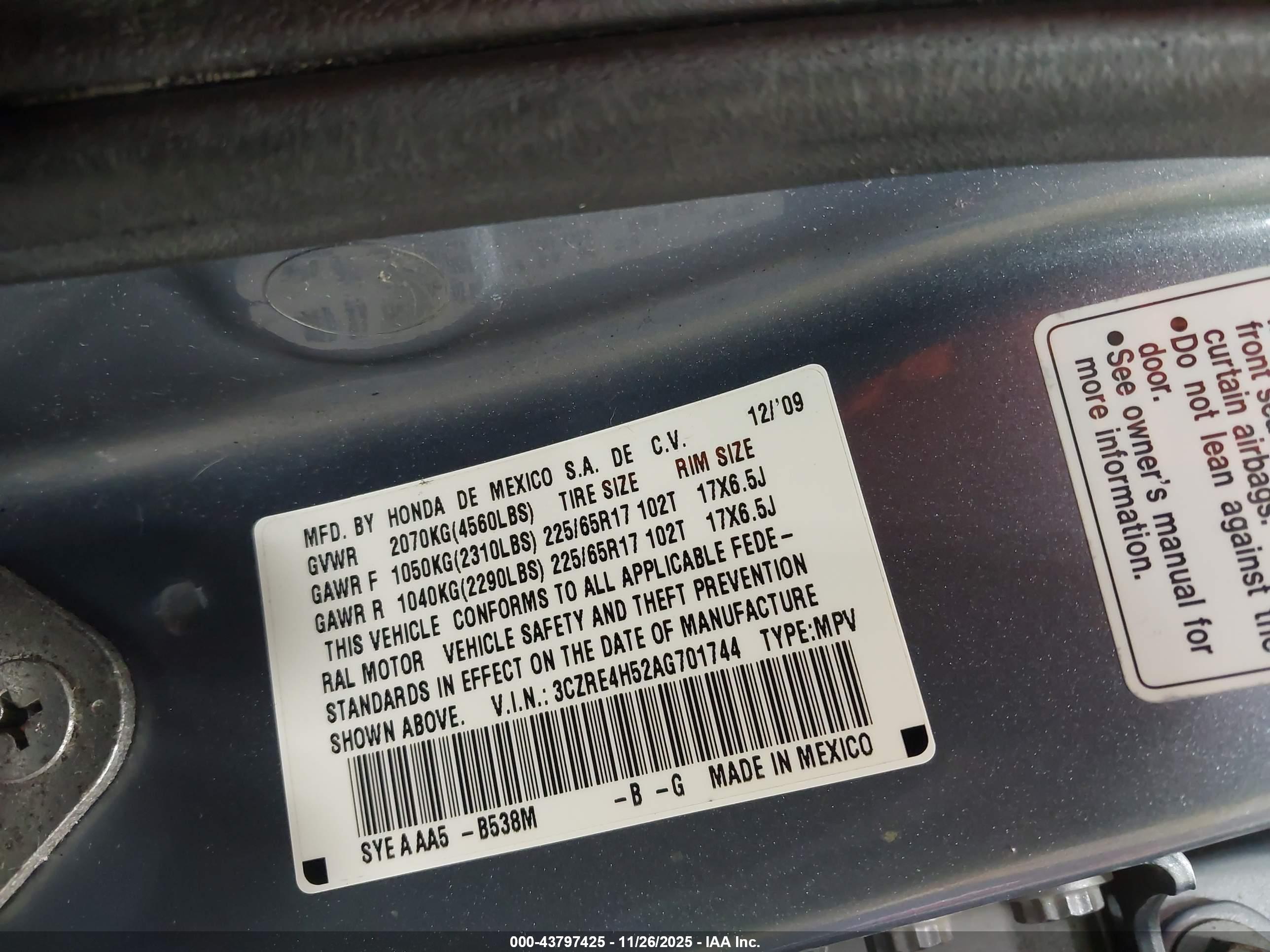HONDA CR-V image 9