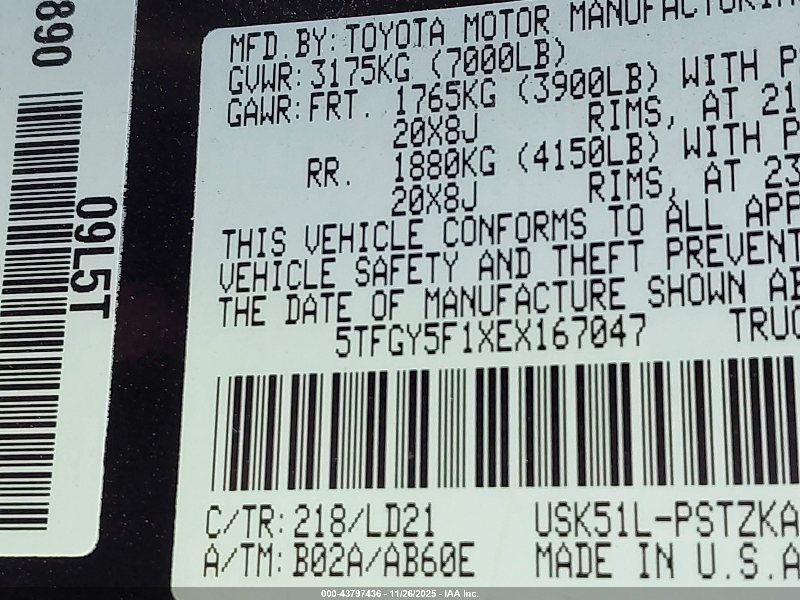 TOYOTA TUNDRA image 9