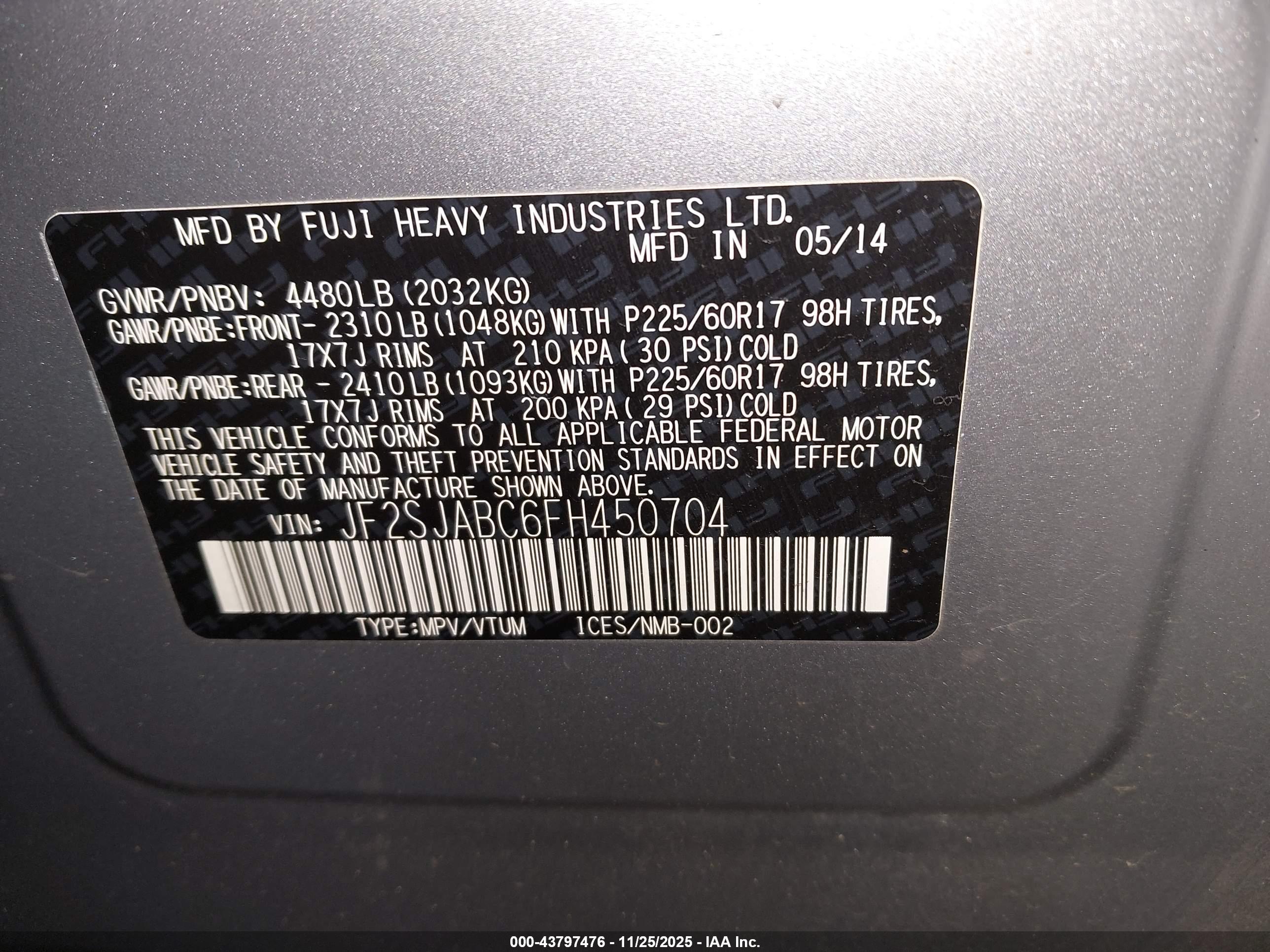 SUBARU FORESTER image 9