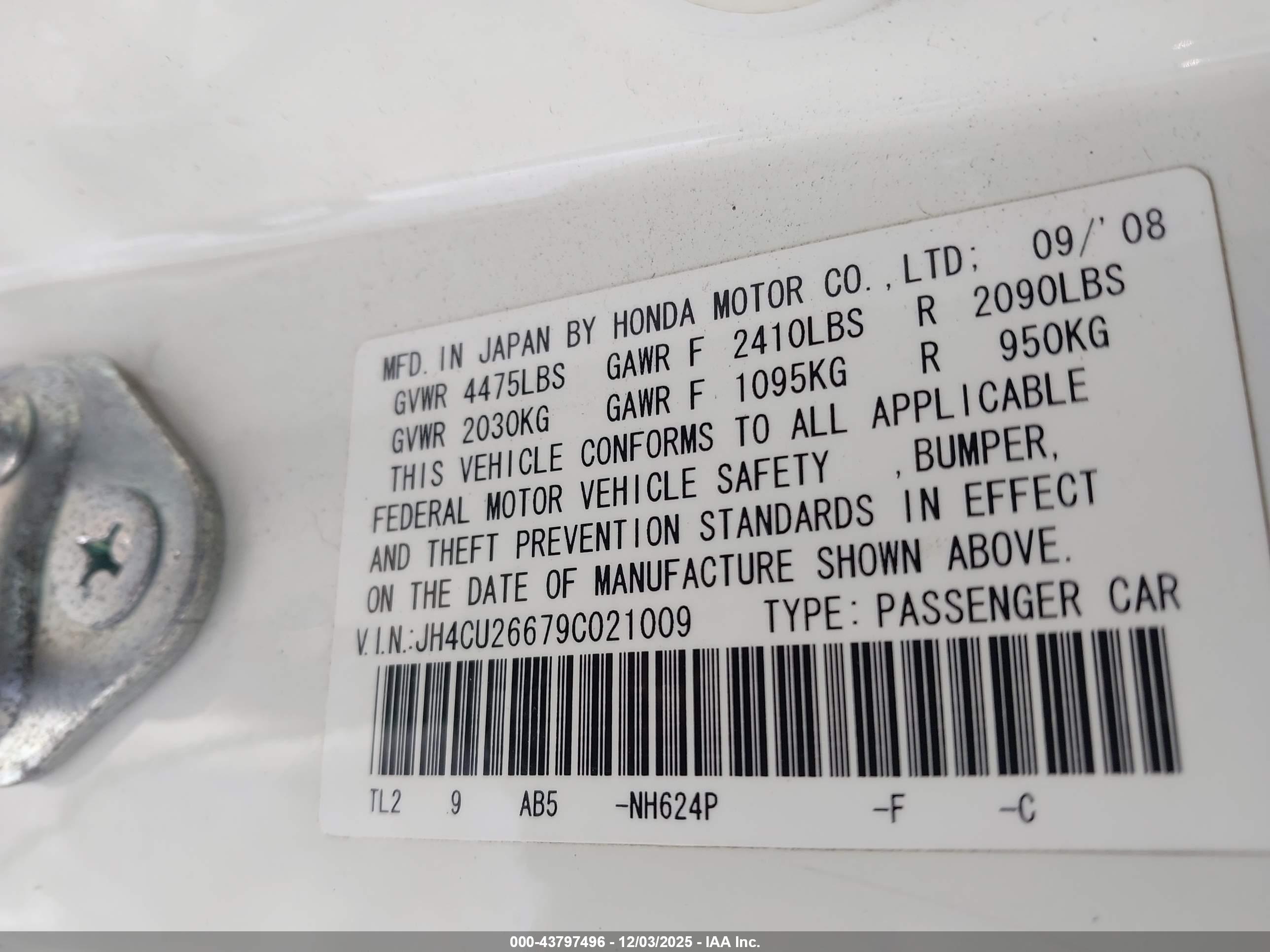 ACURA TSX image 9
