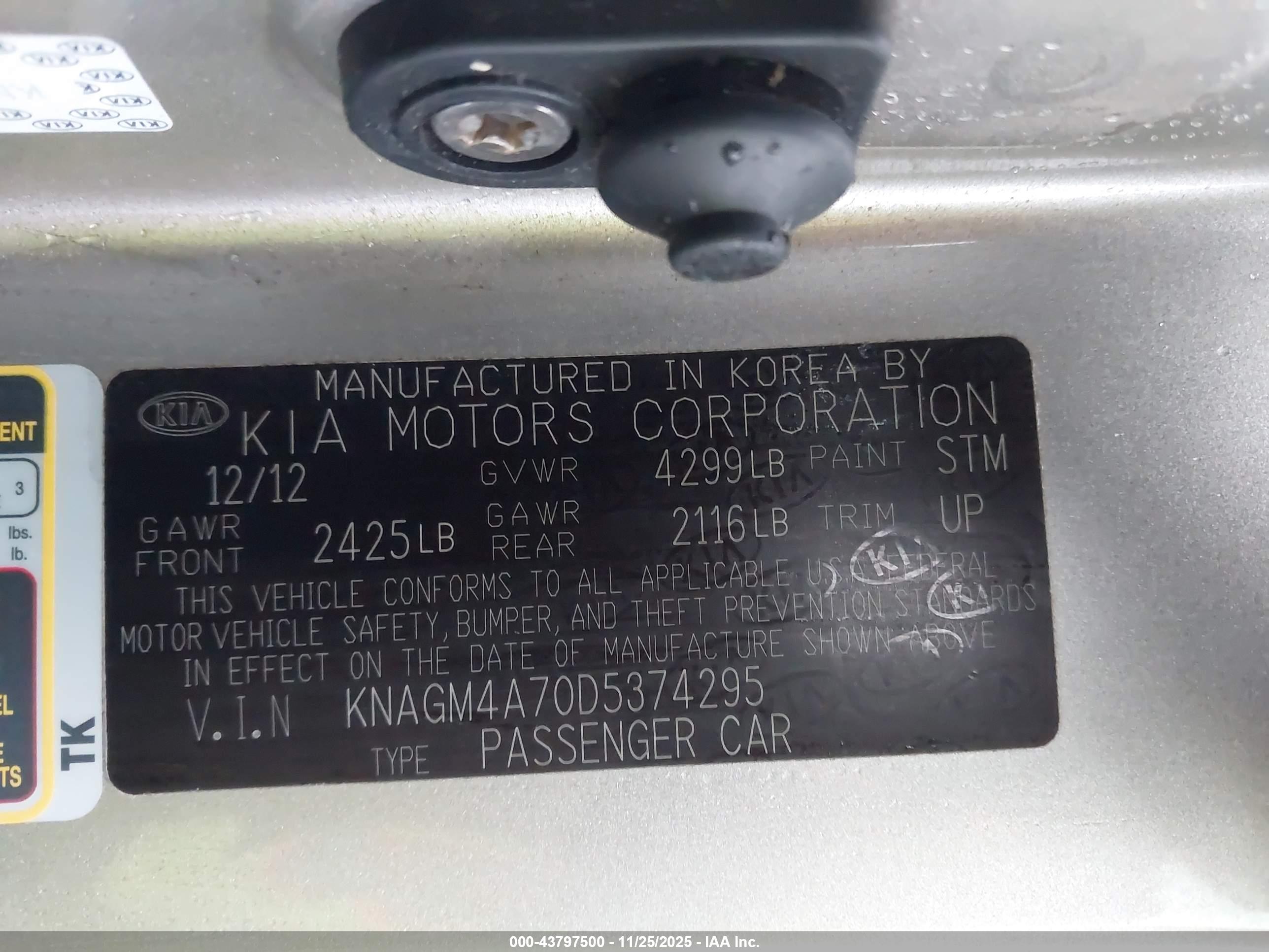 KIA OPTIMA image 9