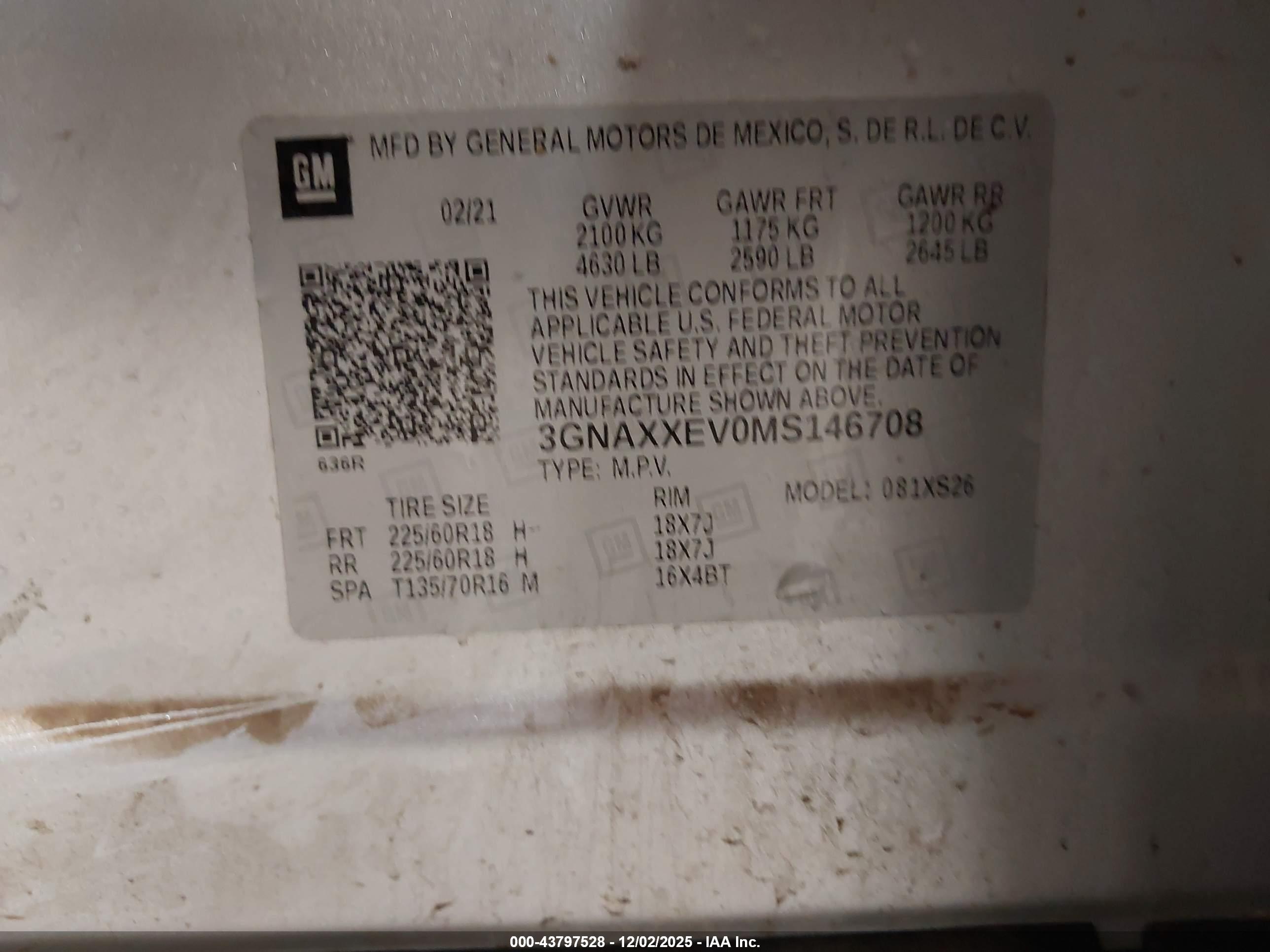 CHEVROLET EQUINOX image 9