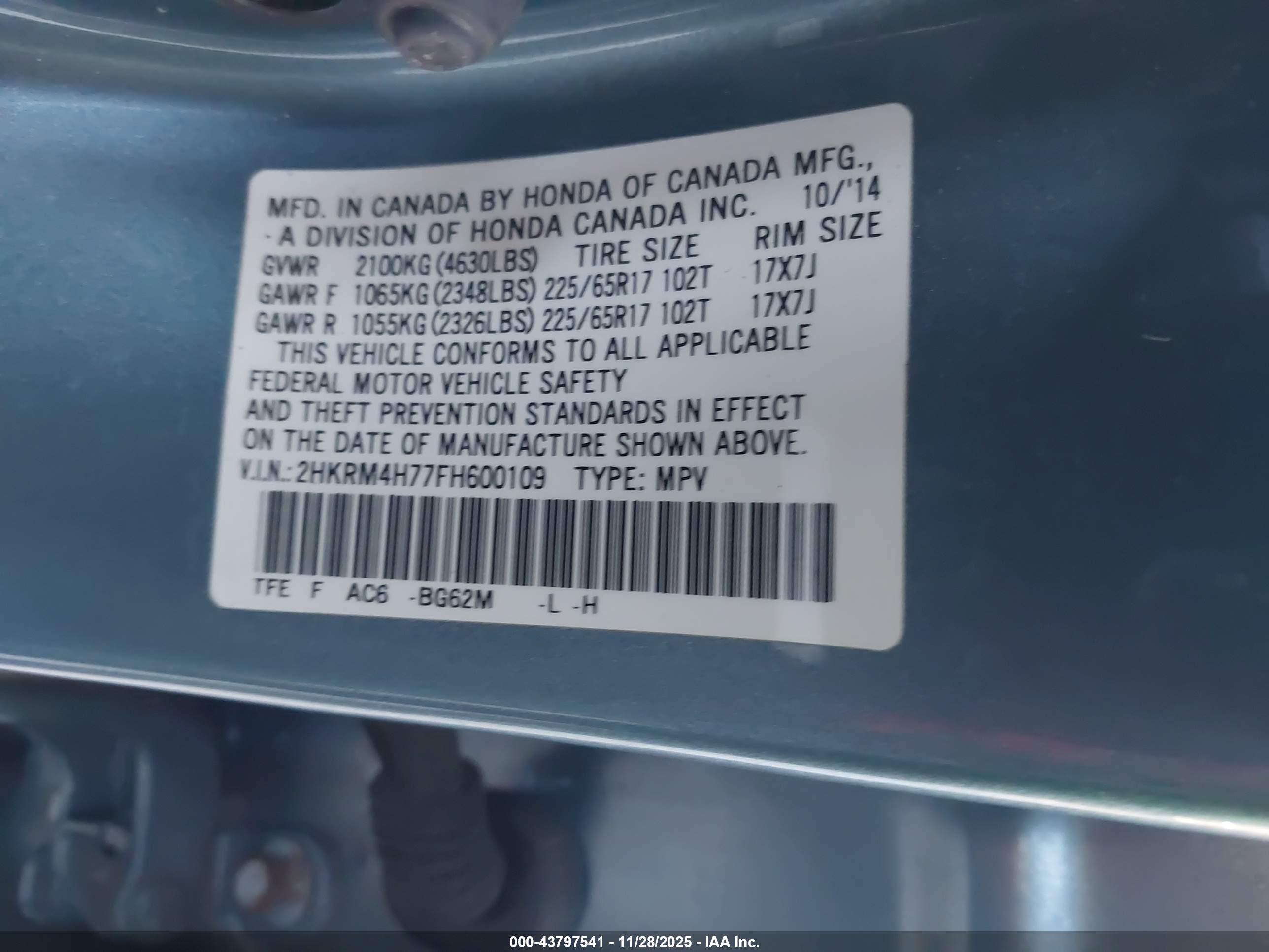HONDA CR-V image 9