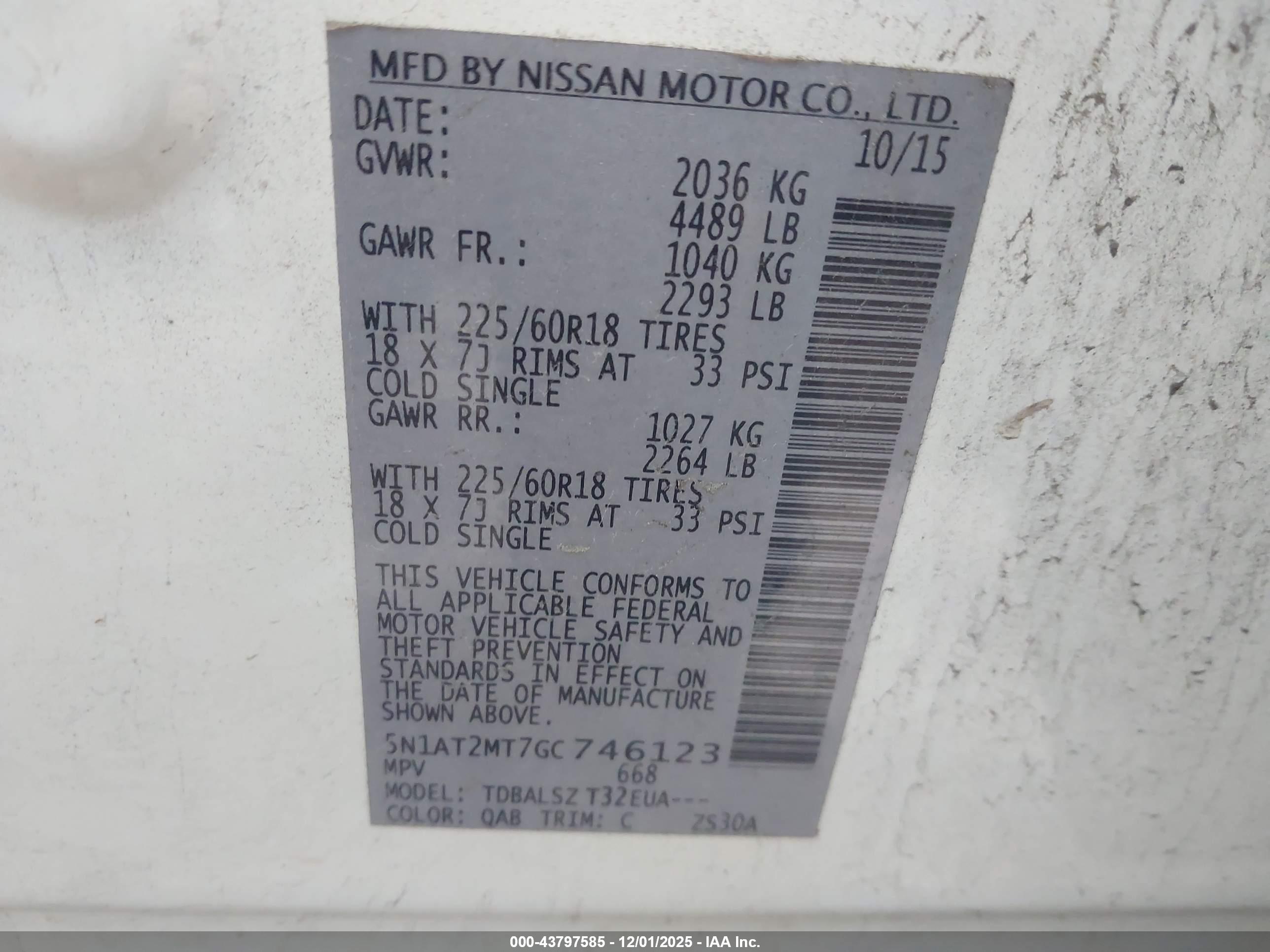NISSAN ROGUE image 9