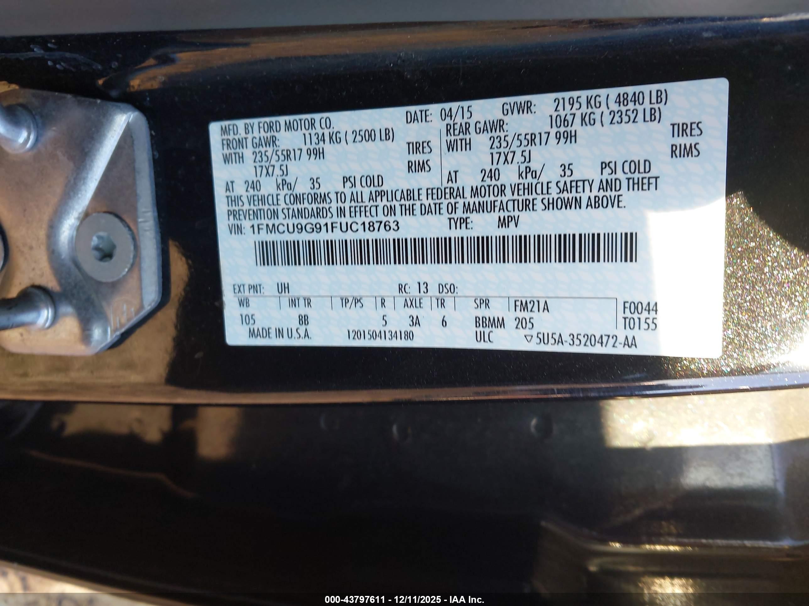 FORD ESCAPE image 9