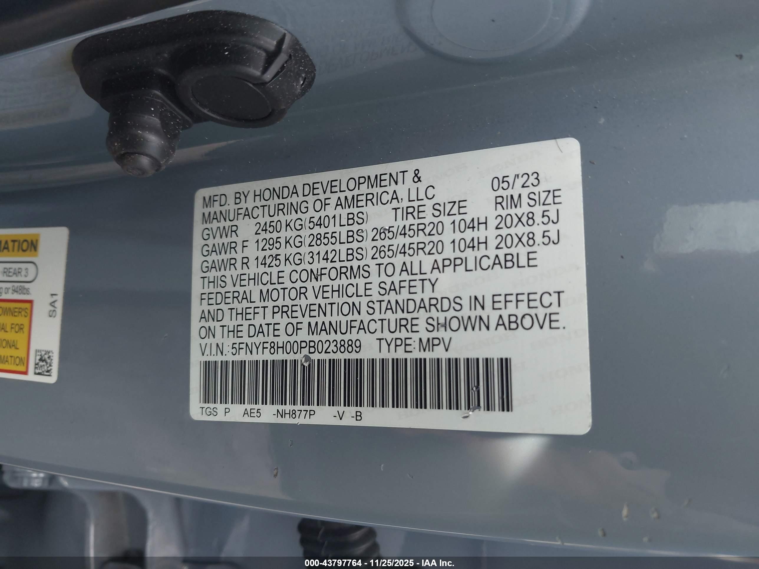 HONDA PASSPORT image 9