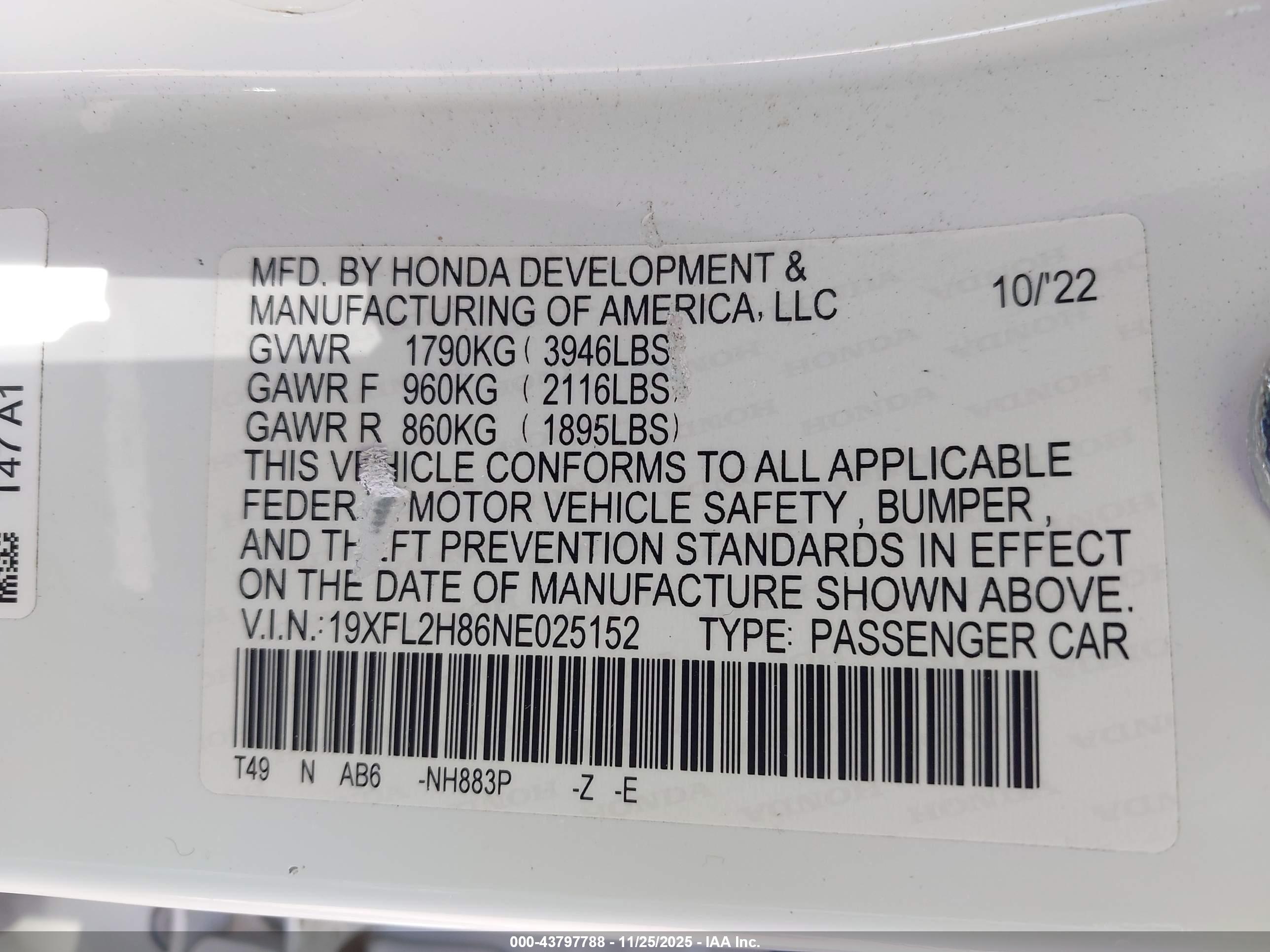 HONDA CIVIC image 9