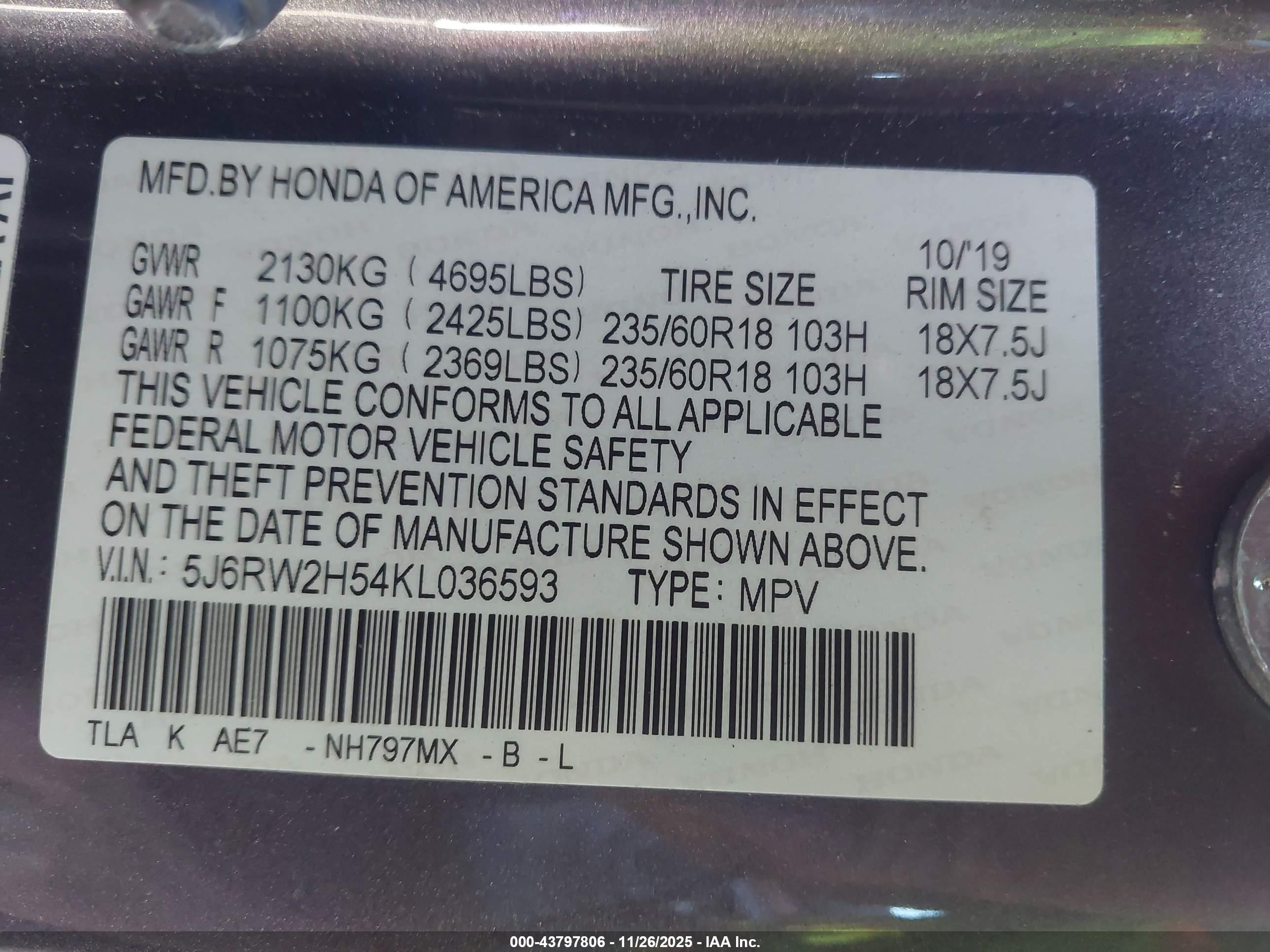 HONDA CR-V image 9
