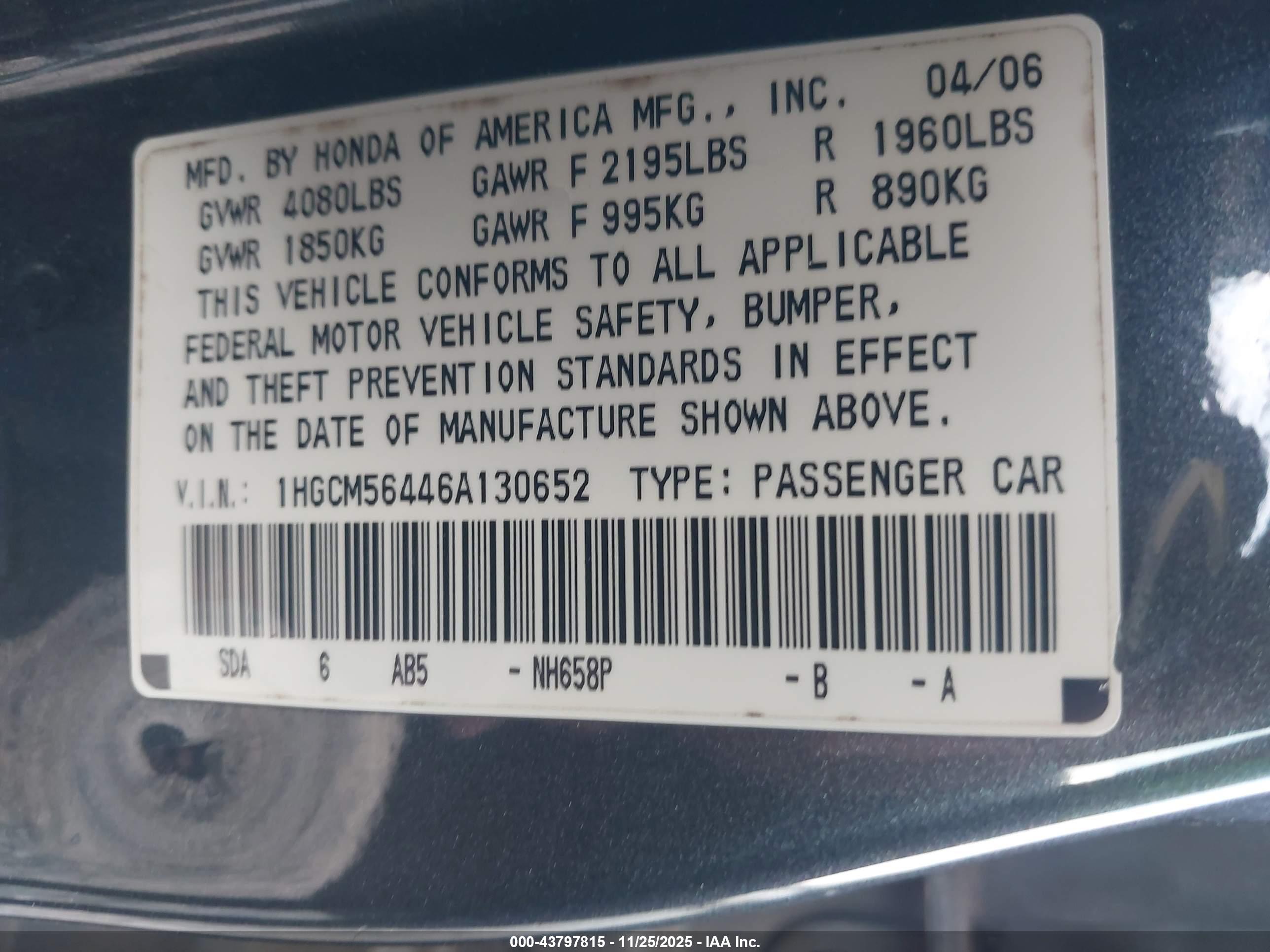 HONDA ACCORD image 9