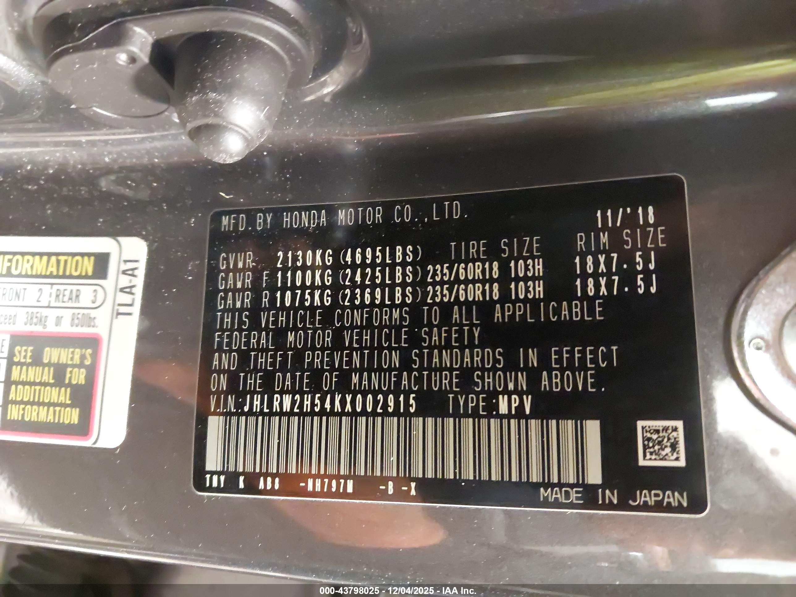 HONDA CR-V image 9
