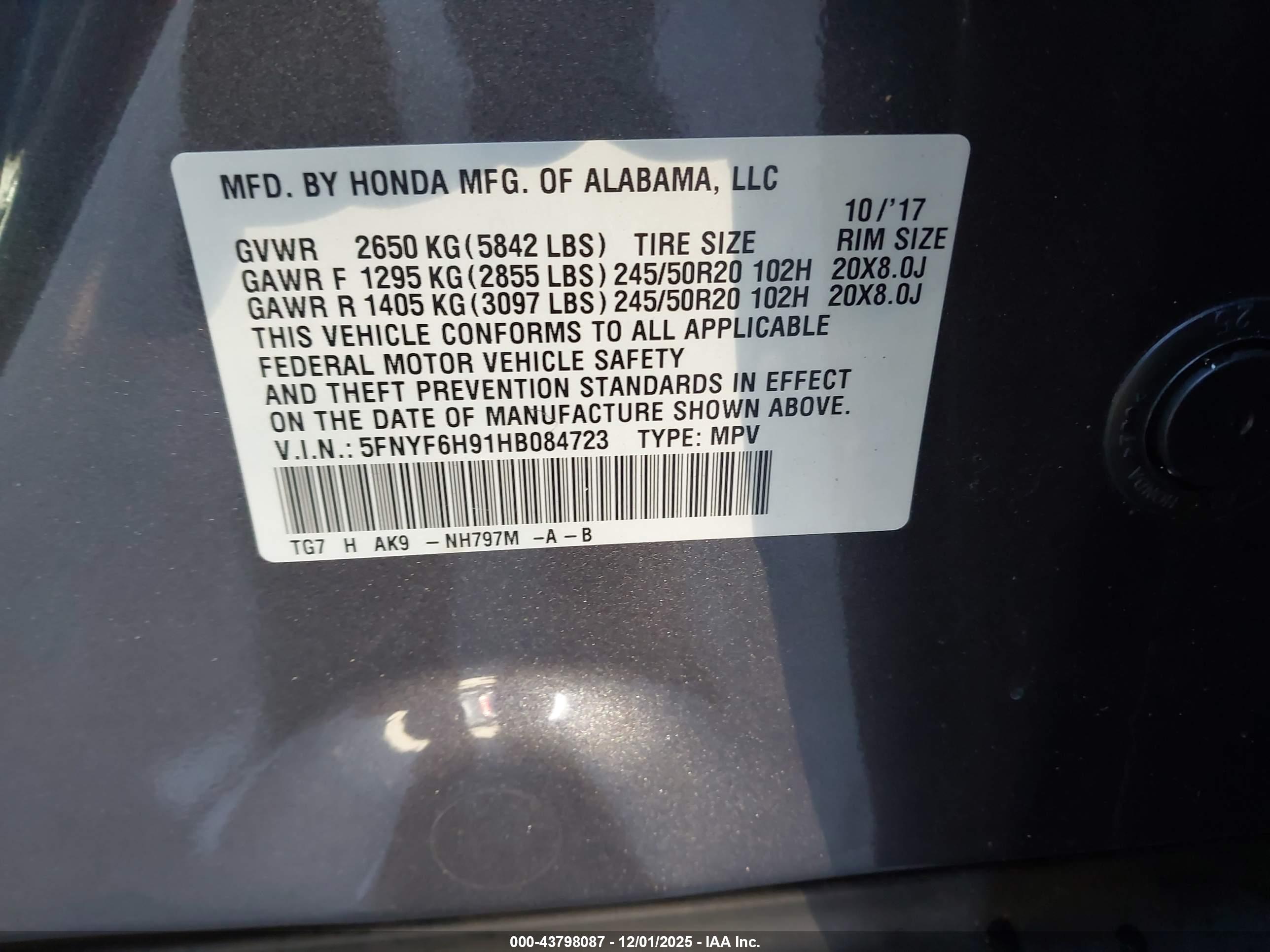 HONDA PILOT image 9