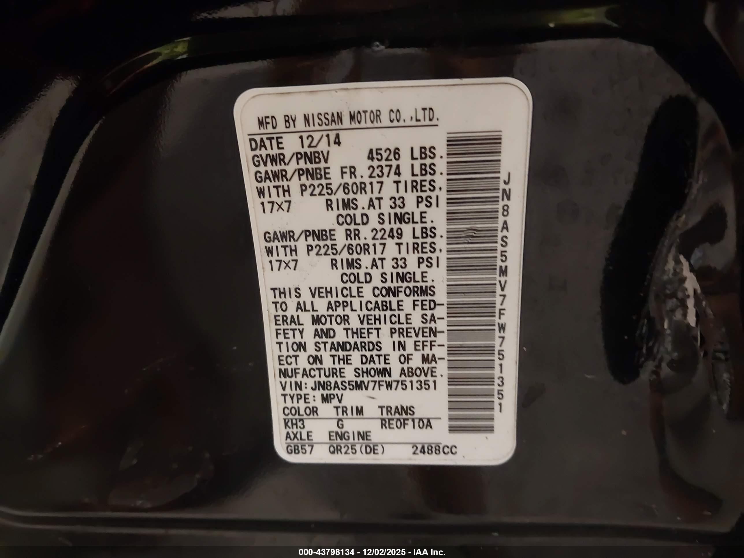 NISSAN ROGUE image 9