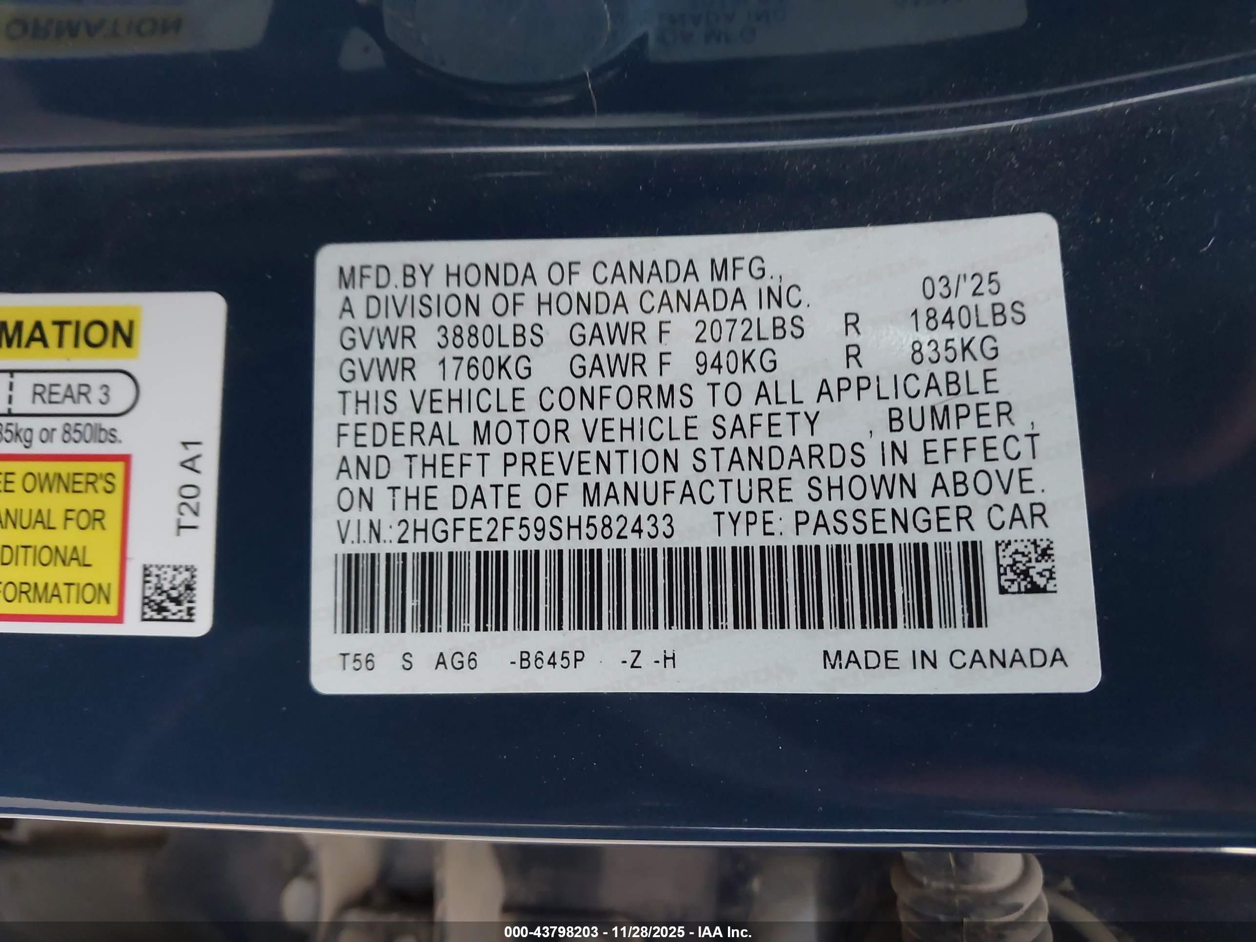 HONDA CIVIC image 9