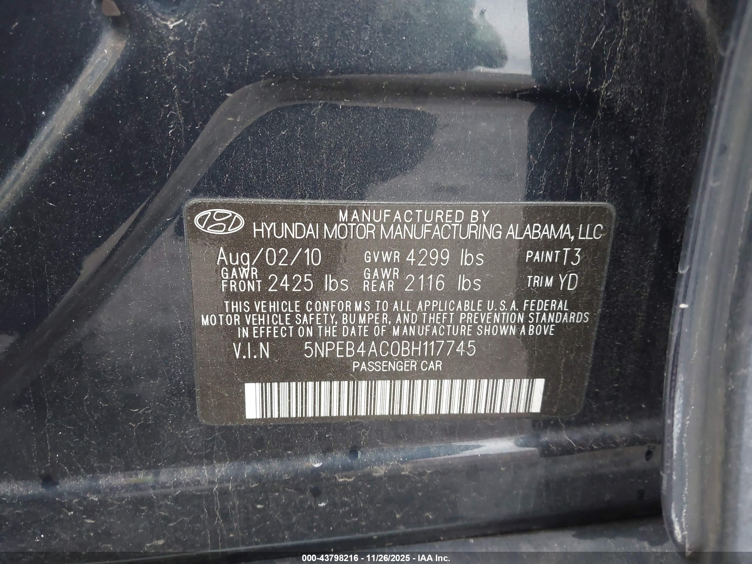 HYUNDAI SONATA image 9