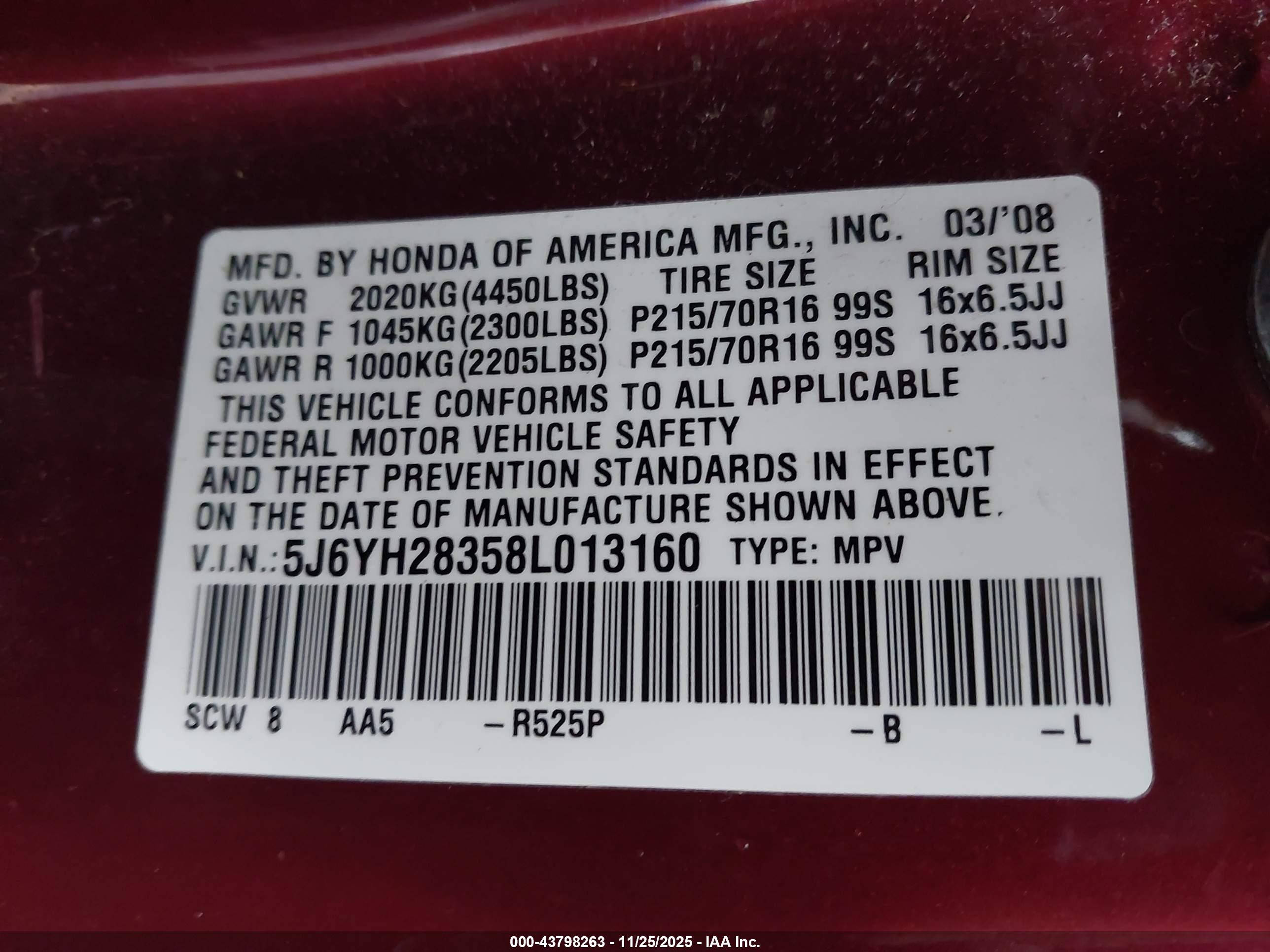 HONDA ELEMENT image 9