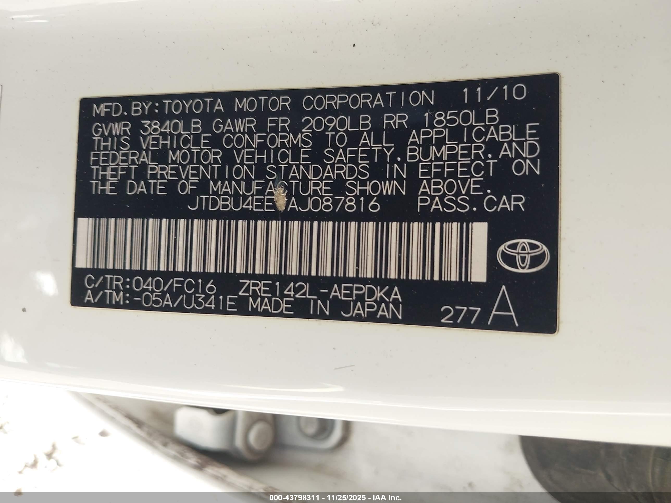 TOYOTA COROLLA image 9