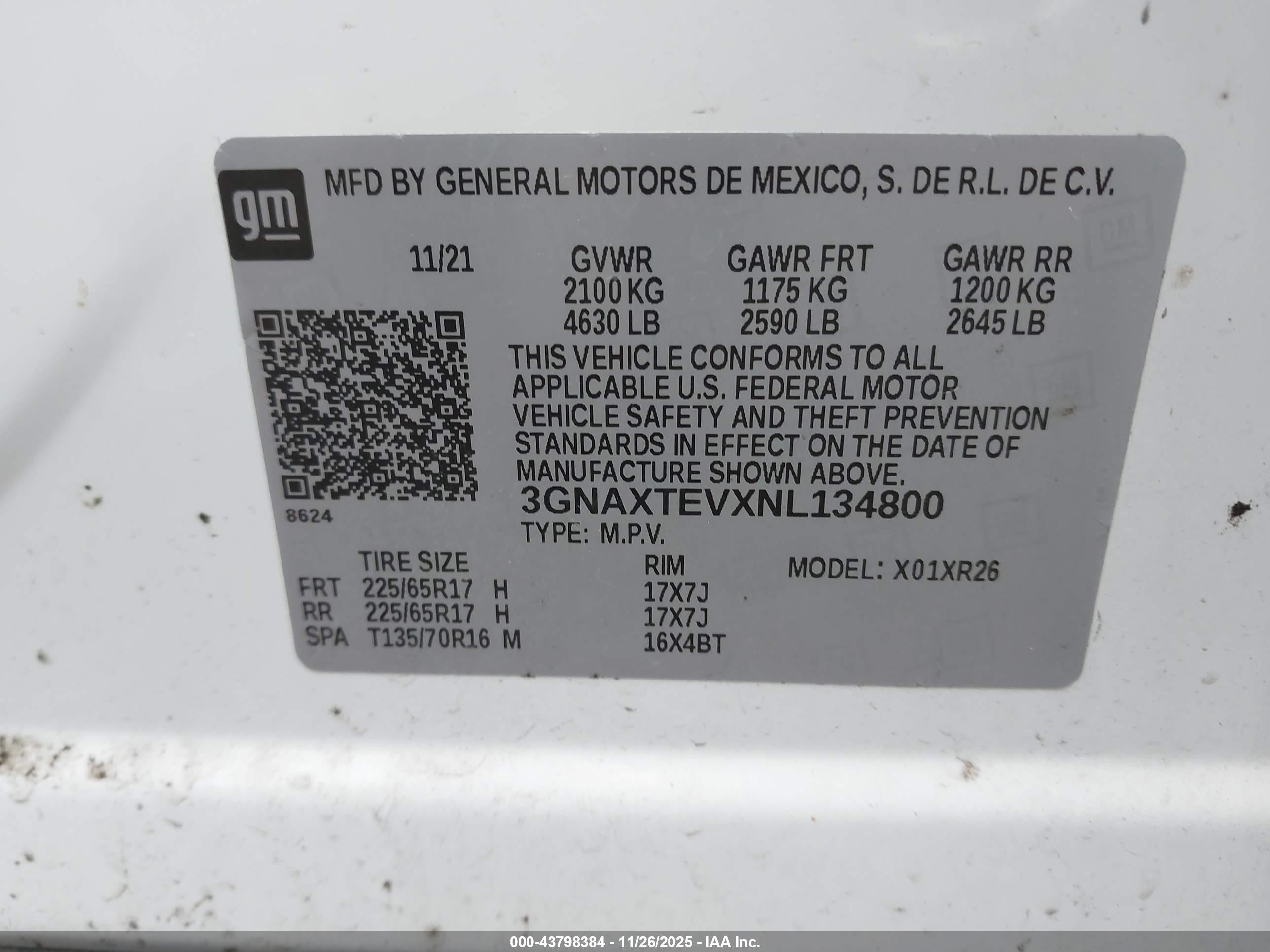 CHEVROLET EQUINOX image 9