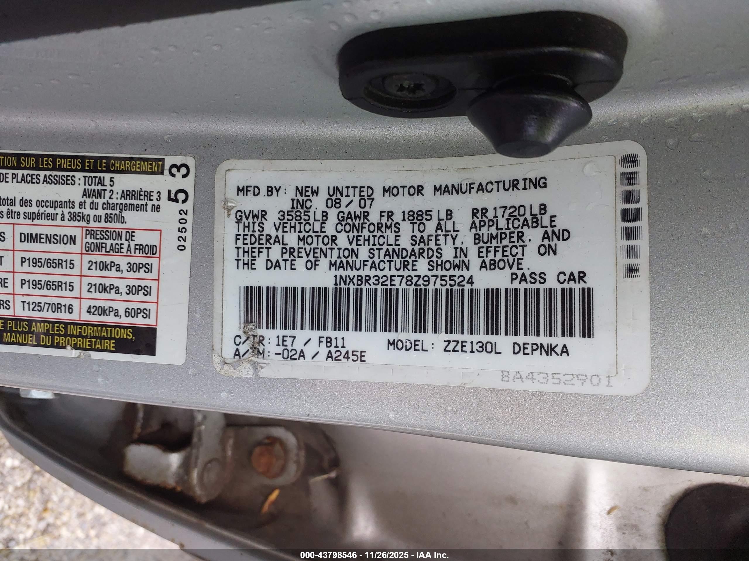 TOYOTA COROLLA image 9