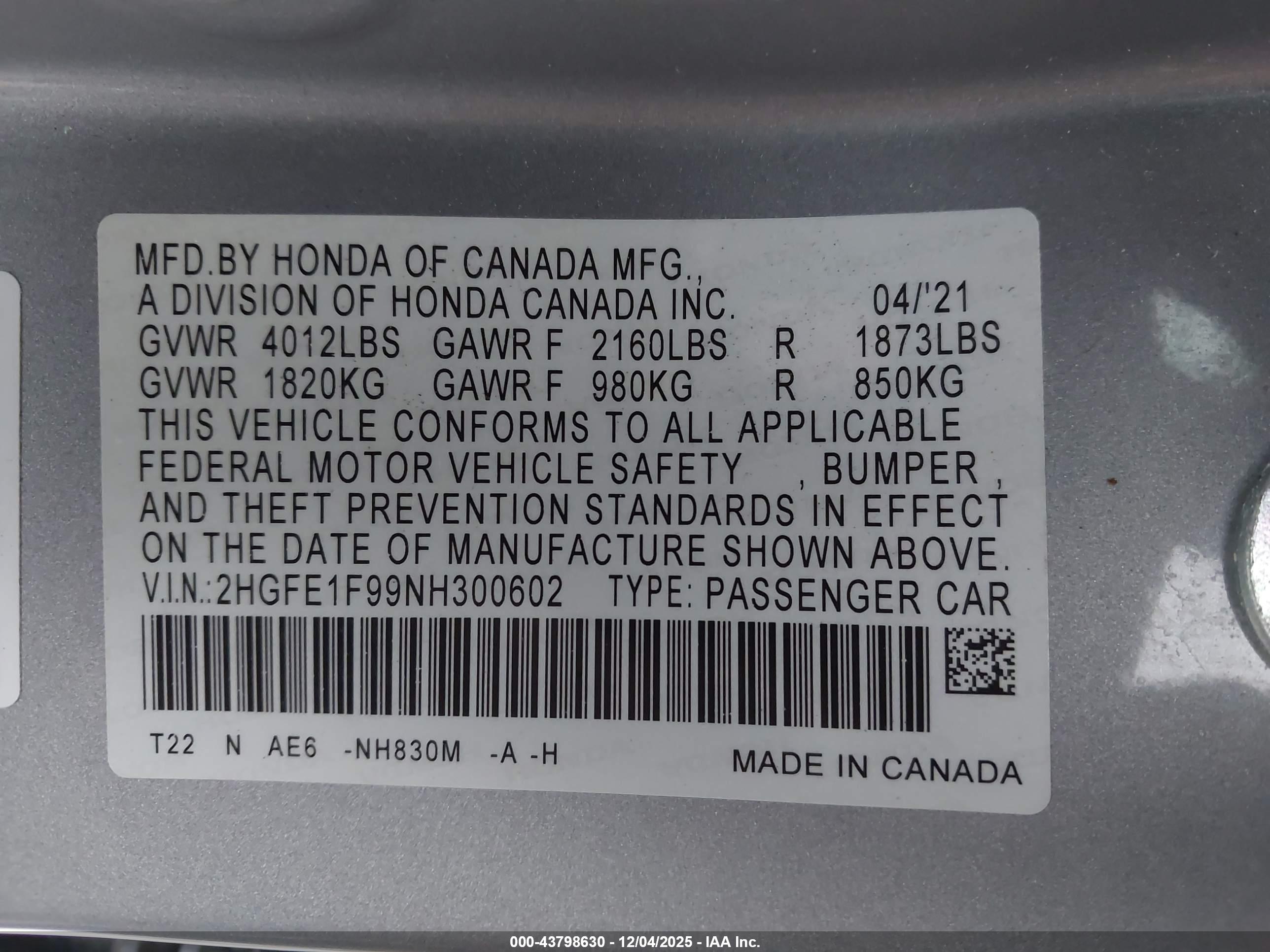HONDA CIVIC image 9