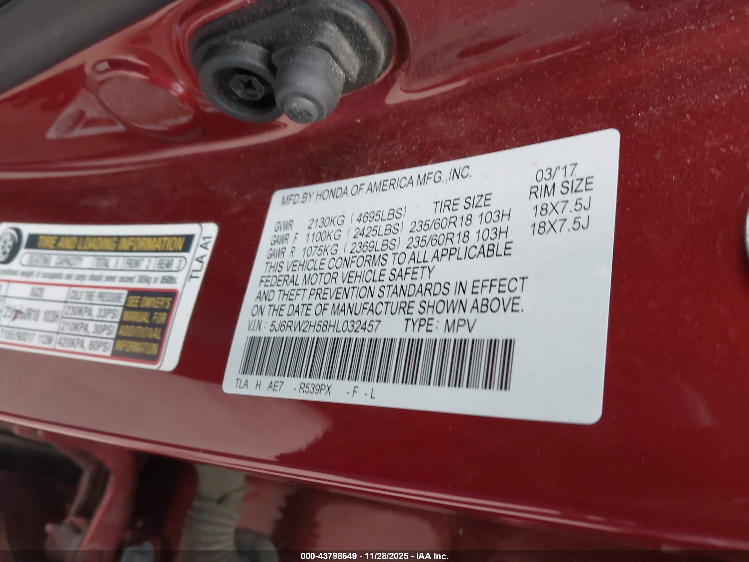 HONDA CR-V image 9