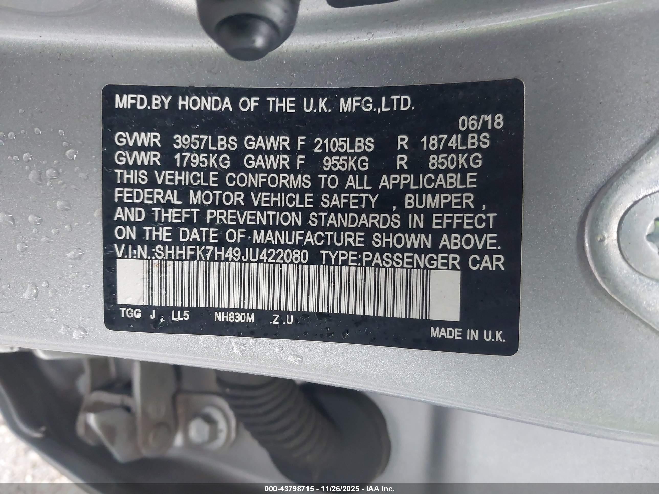 HONDA CIVIC image 9
