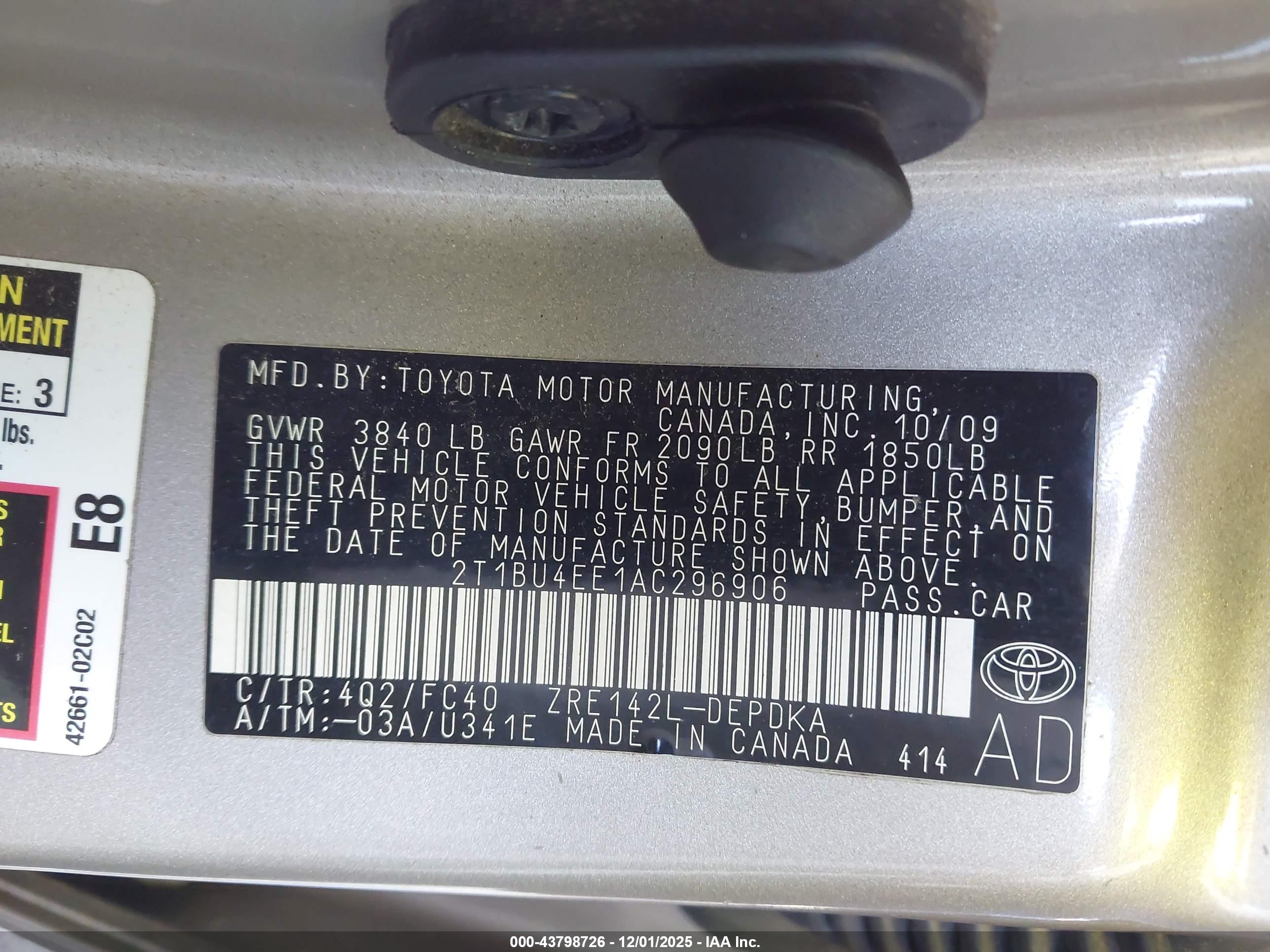TOYOTA COROLLA image 9