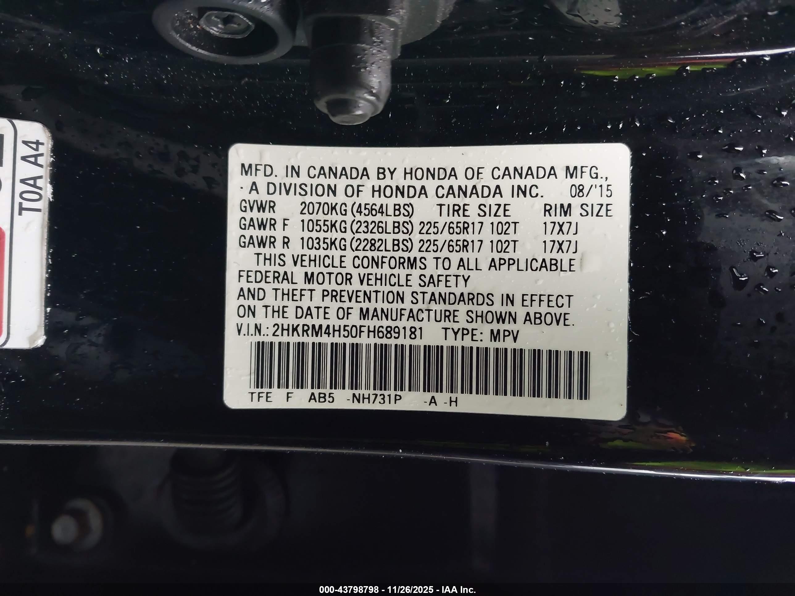 HONDA CR-V image 9