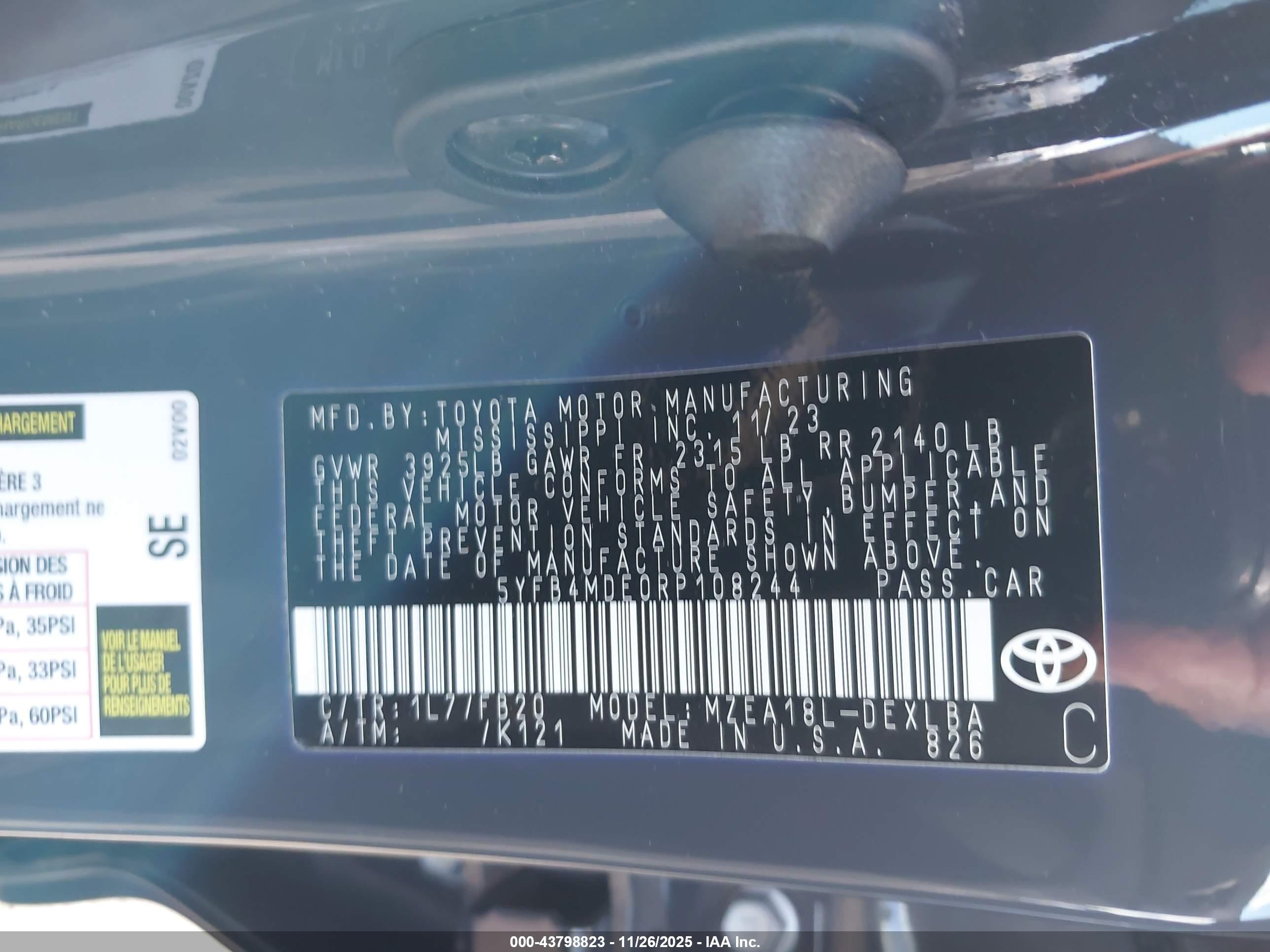 TOYOTA COROLLA image 9