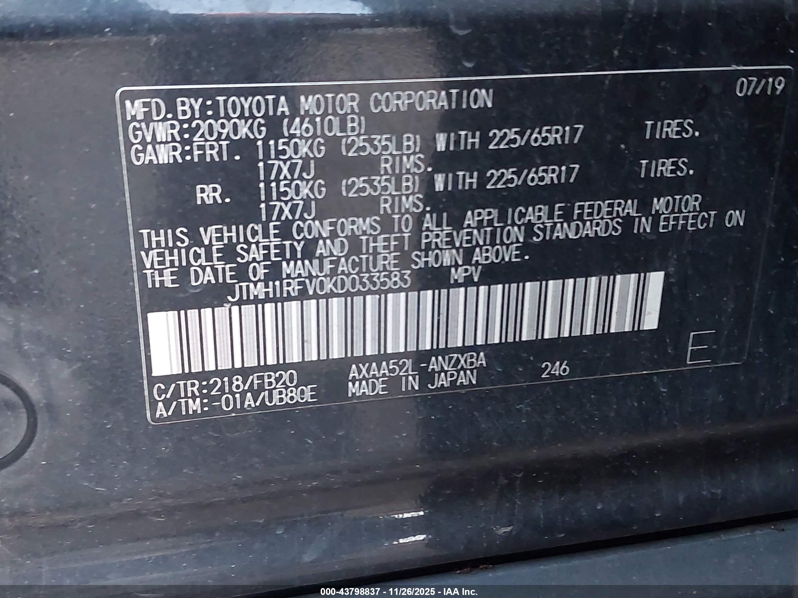 TOYOTA RAV4 image 9