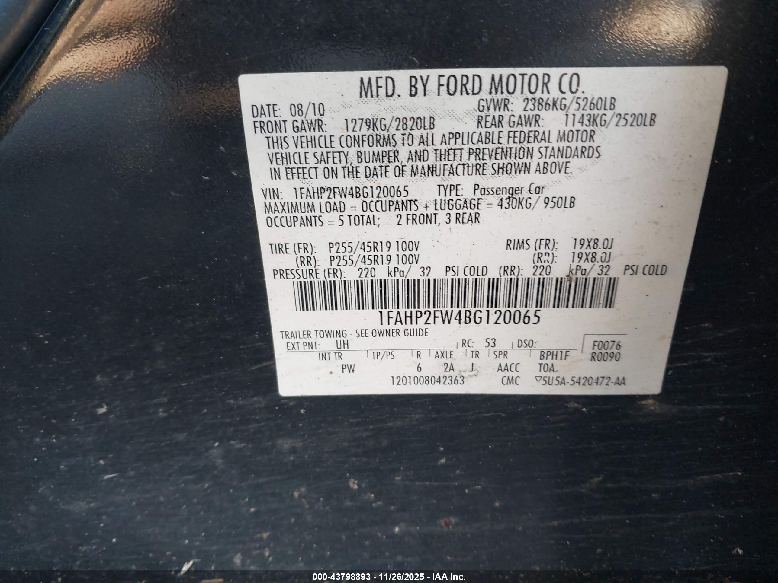 FORD TAURUS image 9