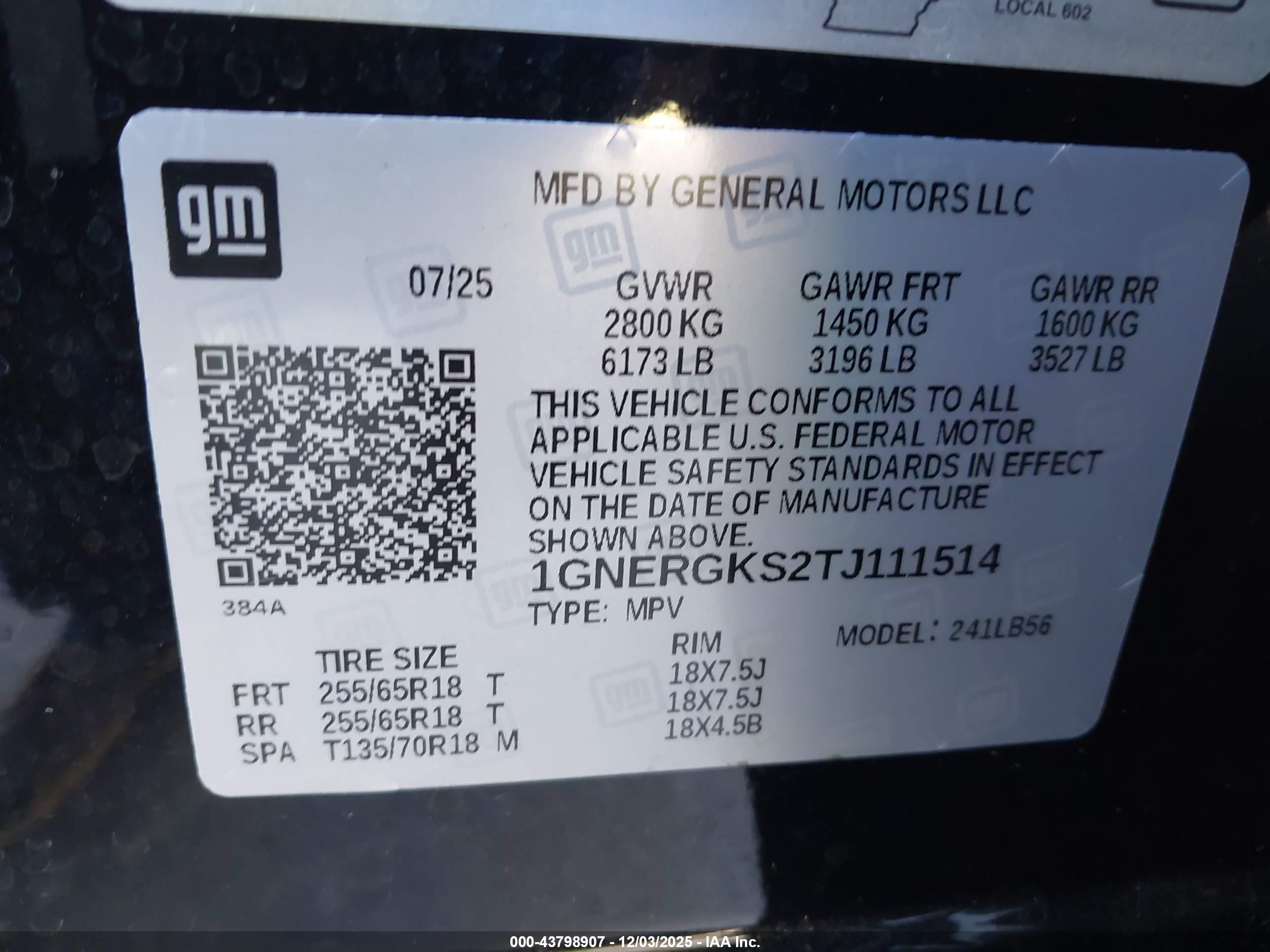 CHEVROLET TRAVERSE image 9